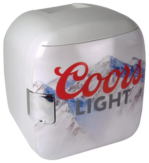 Coors Light Rocky Mountain Portable 12 Can Thermoelectric Mini Fridge Cooler