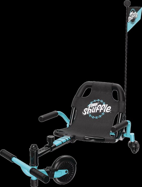 Crazy Cart Shuffle by Razor, Kid-Powered Drifting Go-Kart, Ride-on for Ages 4+, Adjustable Frame