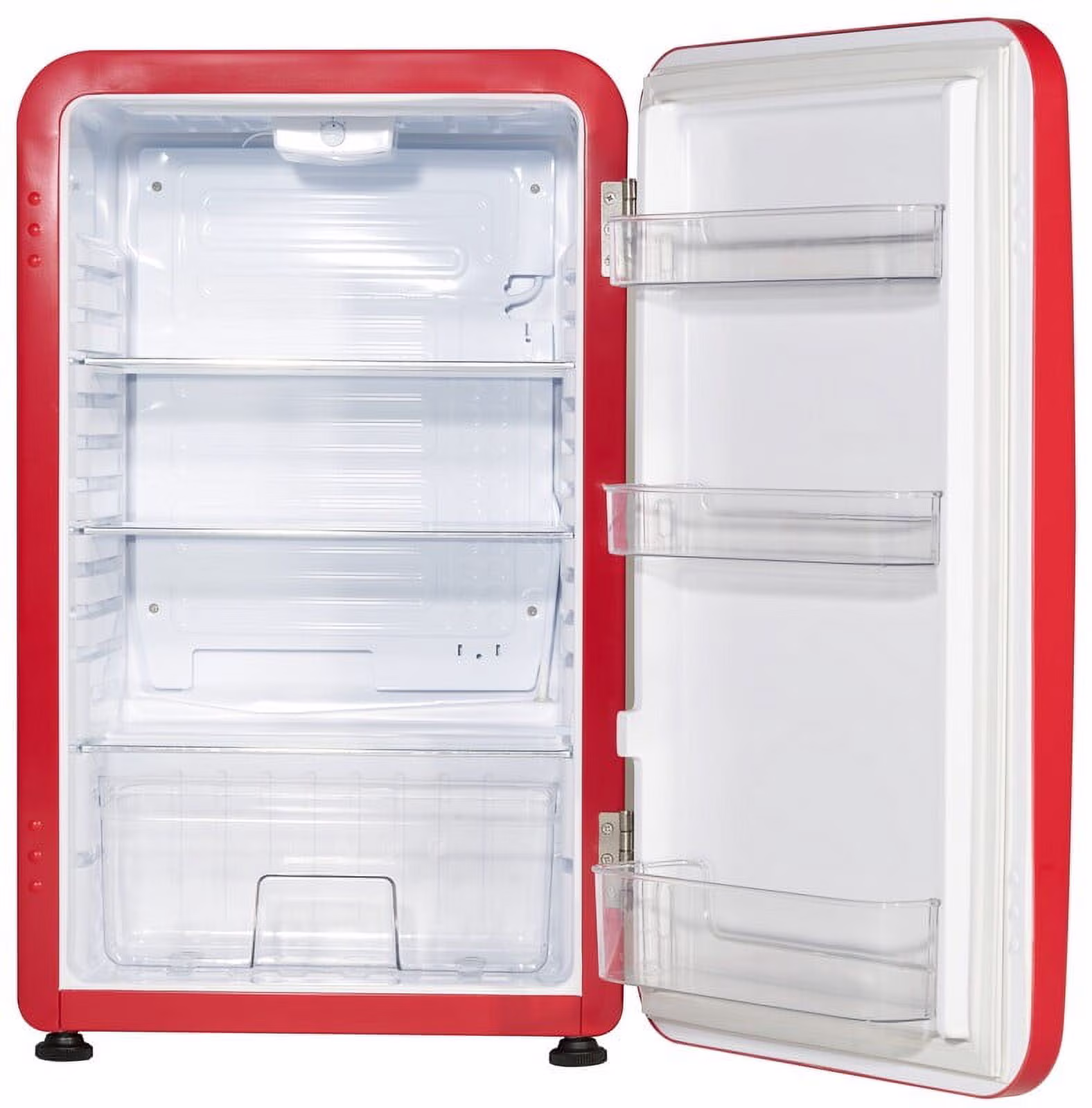 Crosley Classic Series 3.2 Cuft 1-Door Compact Refrigerator, Retro Red - Image 4