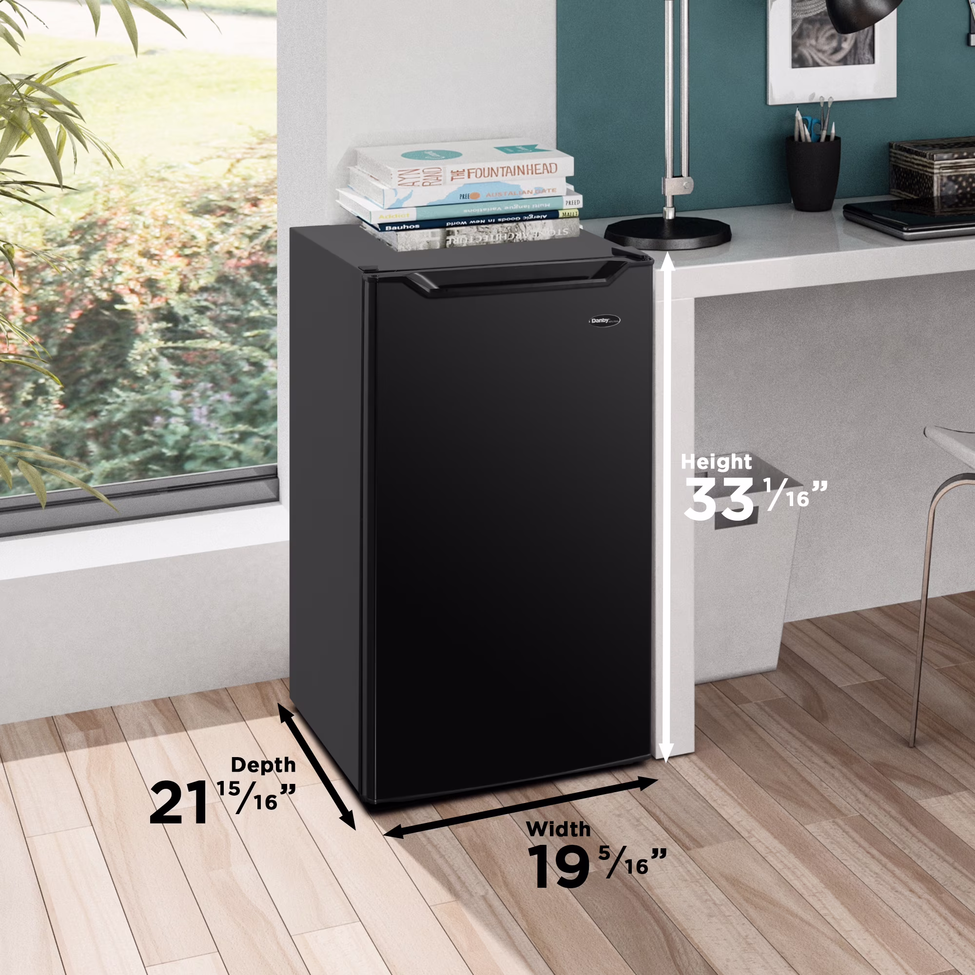 Danby 4.4 cu. ft. Compact Fridge in Black (DCR044B1BM) - Image 2