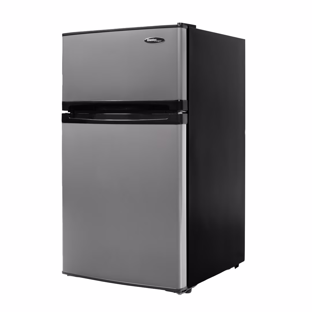 Danby Designer 3.1 cu. ft. 2-door Compact Fridge in Stainless Steel Look DCR031B1BSLDD - Image 4