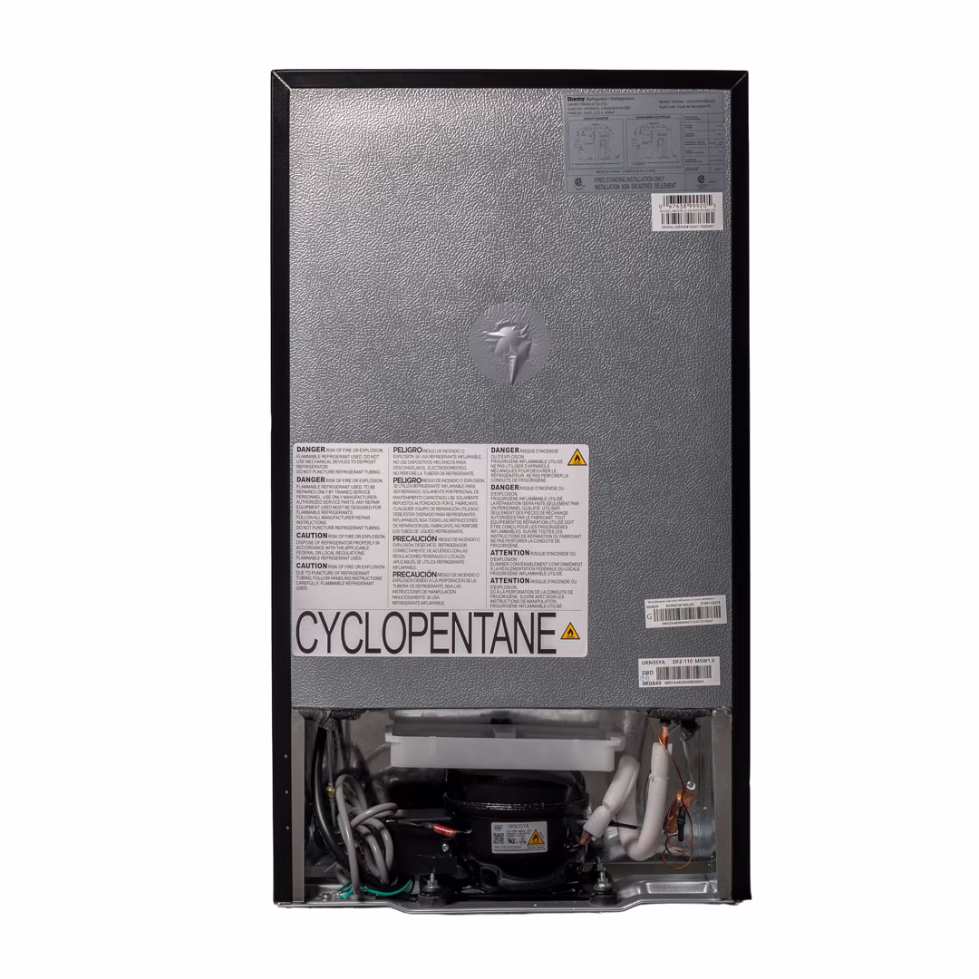 Danby Designer 3.1 cu. ft. 2-door Compact Fridge in Stainless Steel Look DCR031B1BSLDD - Image 3