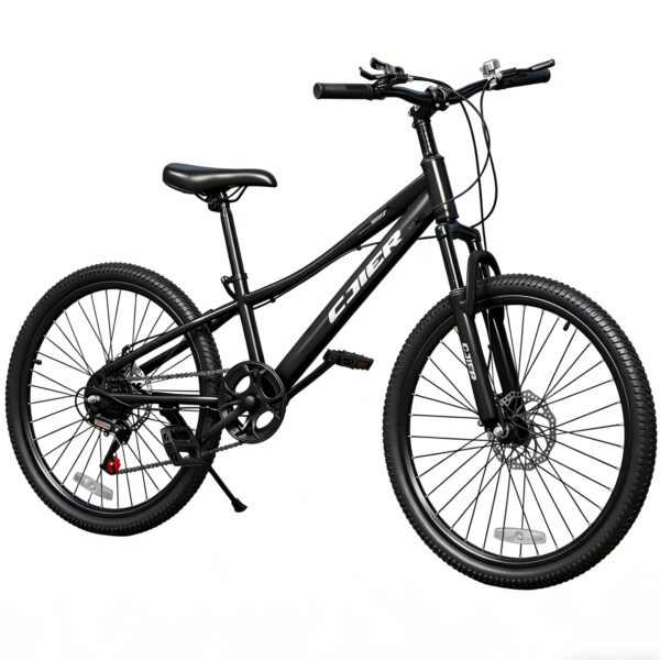 DEYGIA 20 Inch Kids Mountain Bike, Bikes for Boys, 7-Speed with Front Suspension, Dual Disc Brakes & Knobby Tires for Ages 6-14, Multi Color
