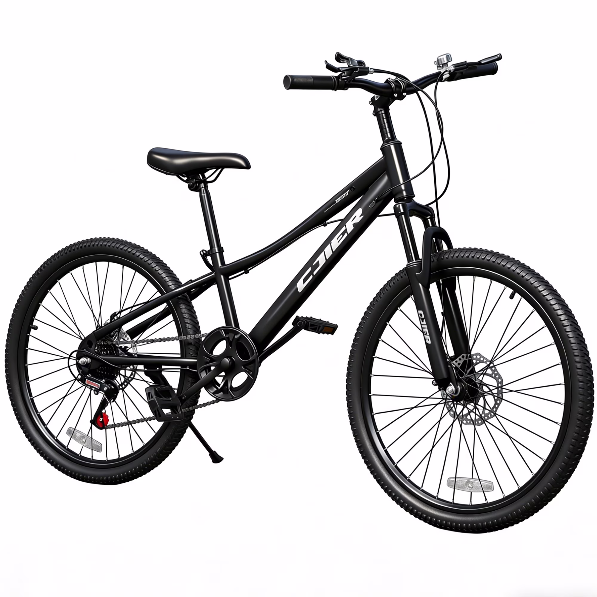DEYGIA 20 Inch Kids Mountain Bike, Bikes for Boys, 7-Speed with Front Suspension, Dual Disc Brakes & Knobby Tires for Ages 6-14, Multi Color