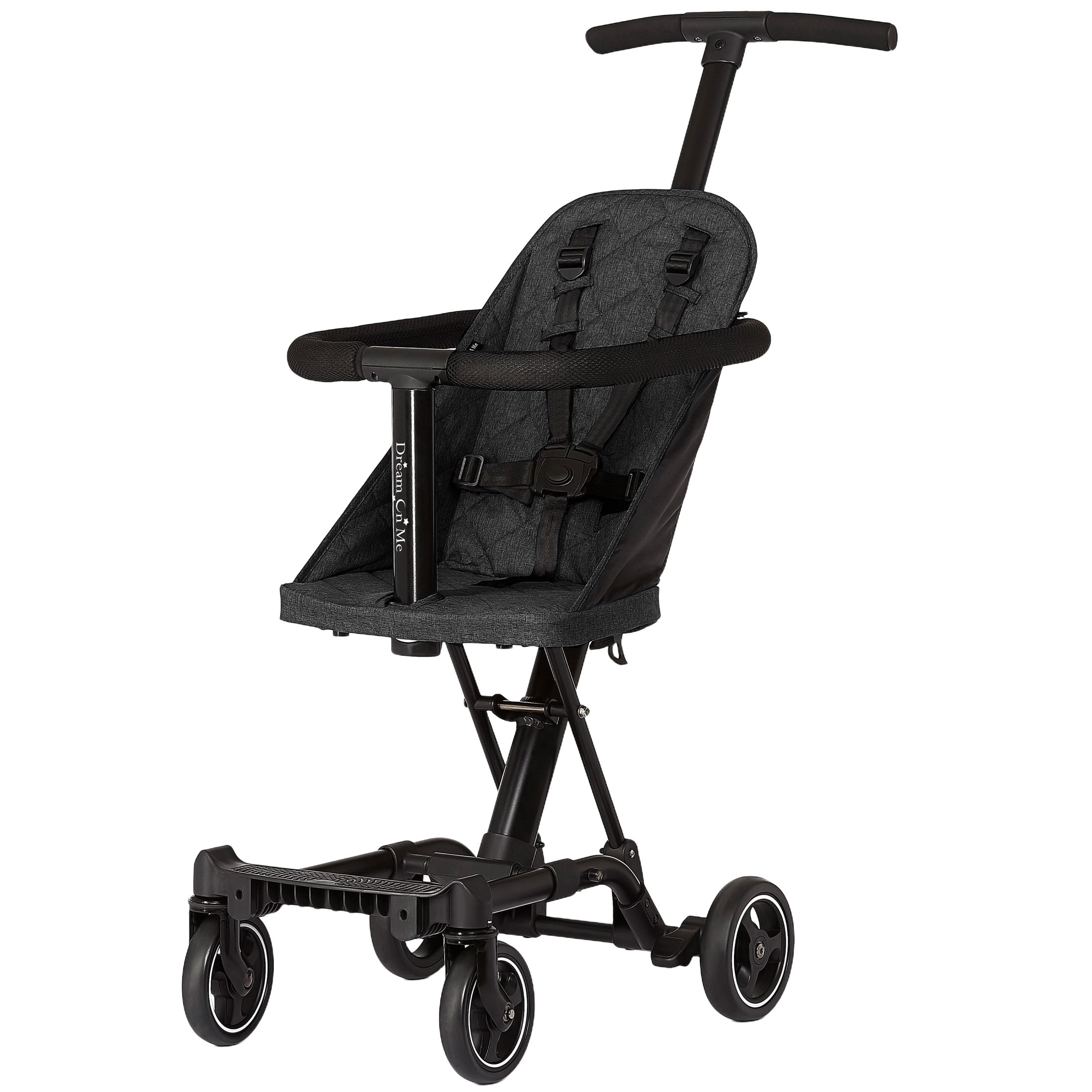 Dream On Me Coast Rider 3-in-1 Lightweight Travel Stroller, Black