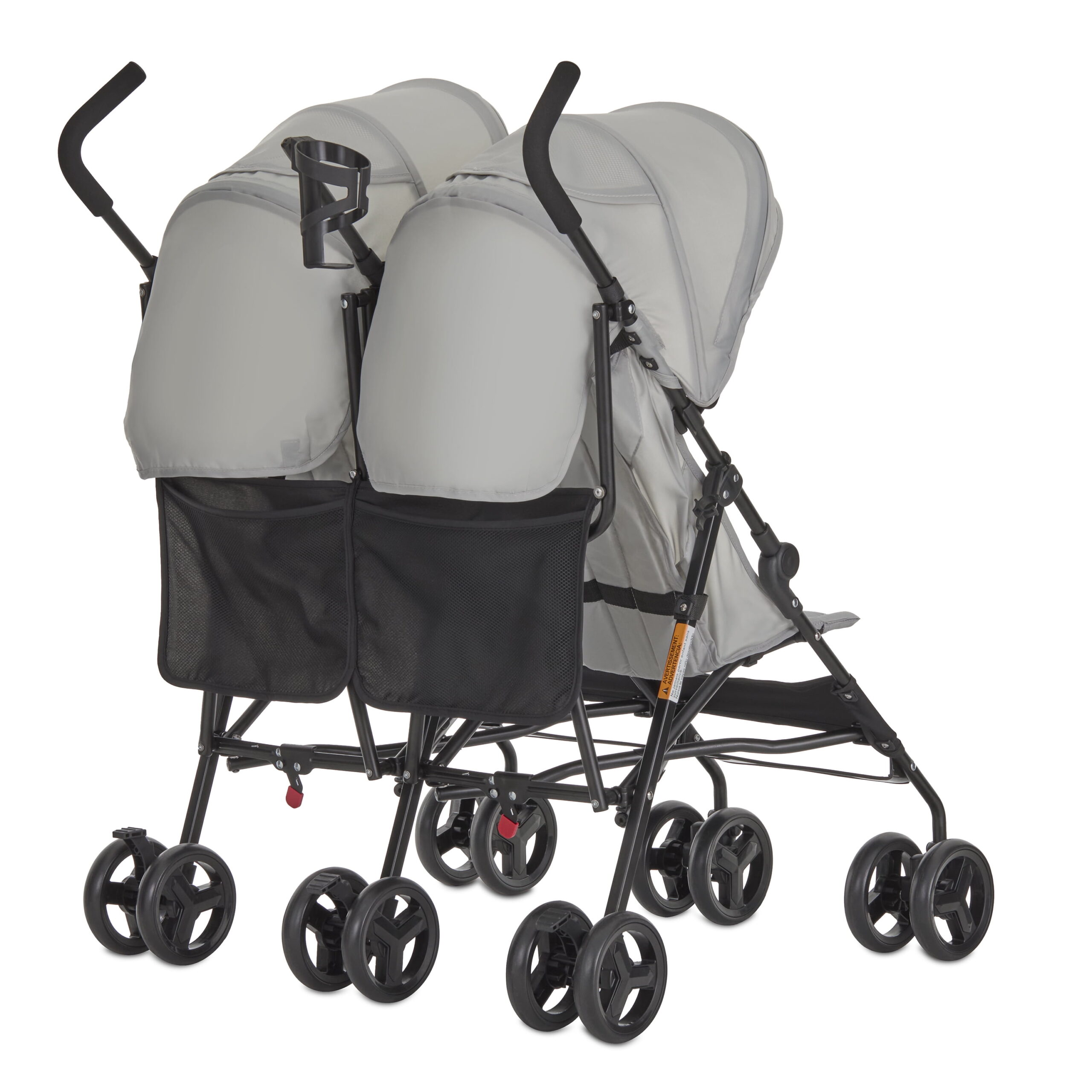 Dream On Me Twin Venture Umbrella Stroller, Light Gray - Image 5