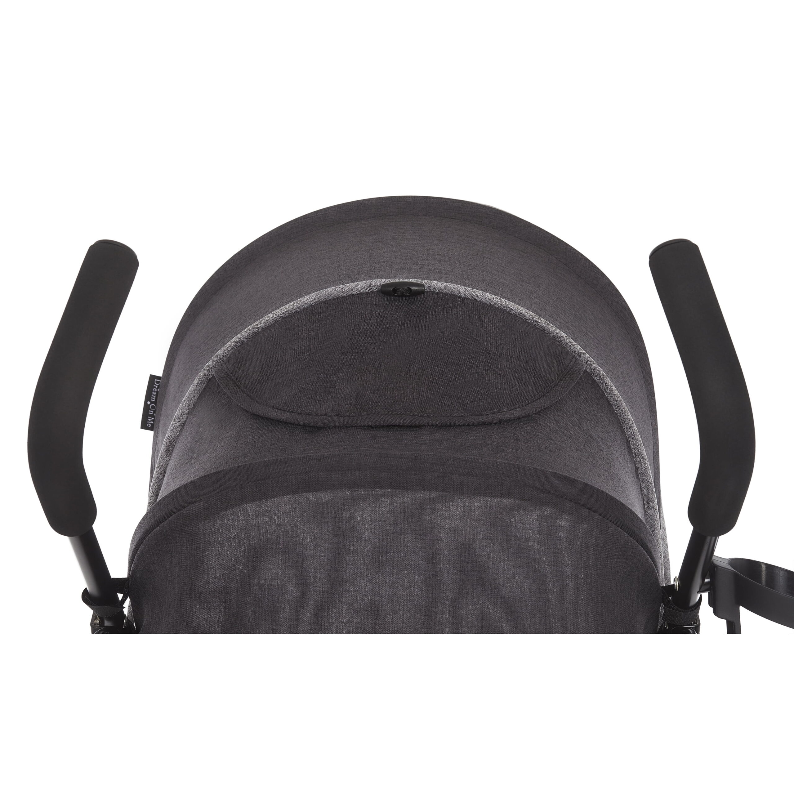 Dream On Me Vista Moonwalk Stroller | Lightweight Infant Stroller with Compact Fold | Multi-Position Recline | Canopy with Sun Visor | Perfect for Traveling and Theme Parks, Black - Image 2