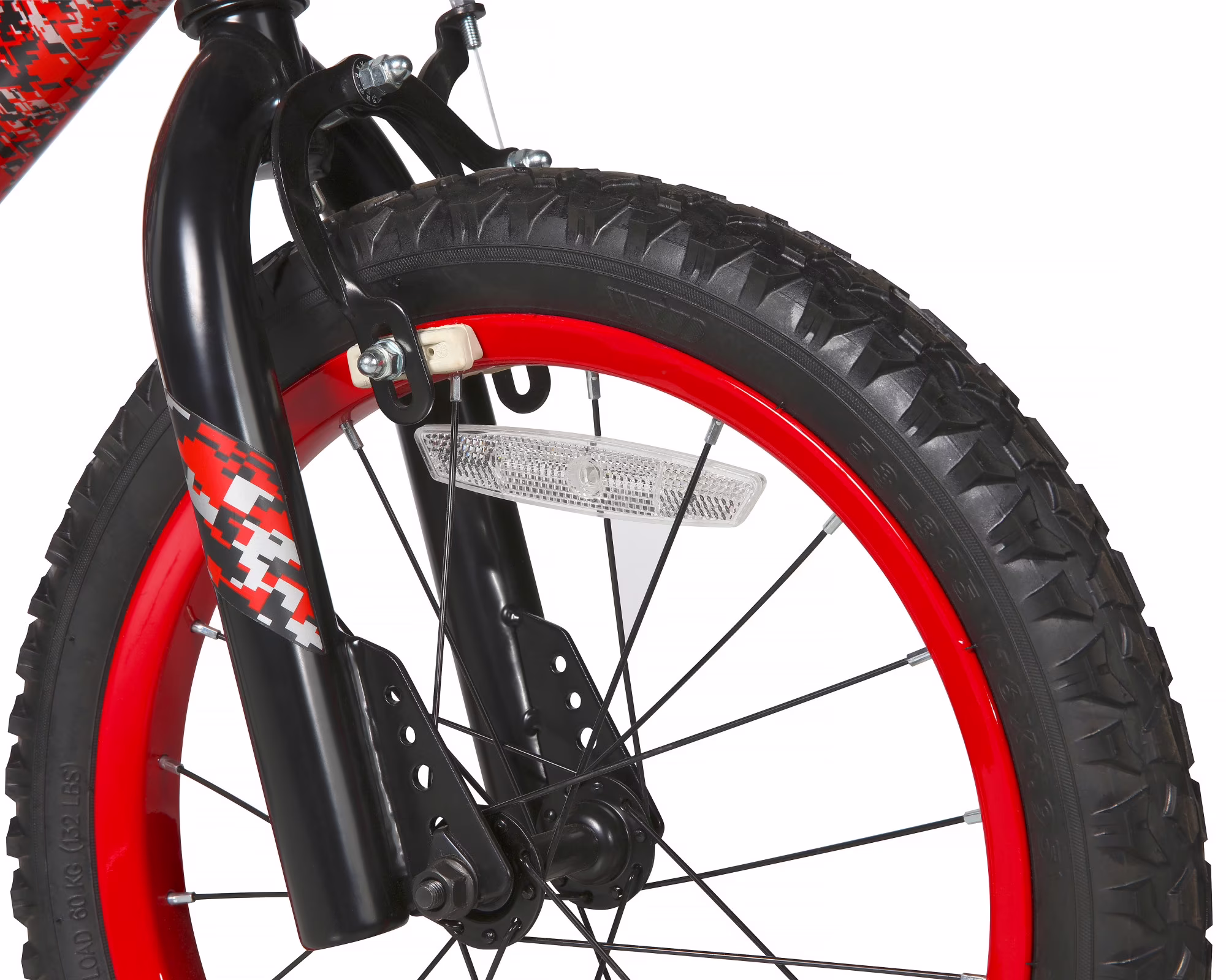 Dynacraft 16" Invader Boys Bike with Dipped Paint Effect, Red - Image 5