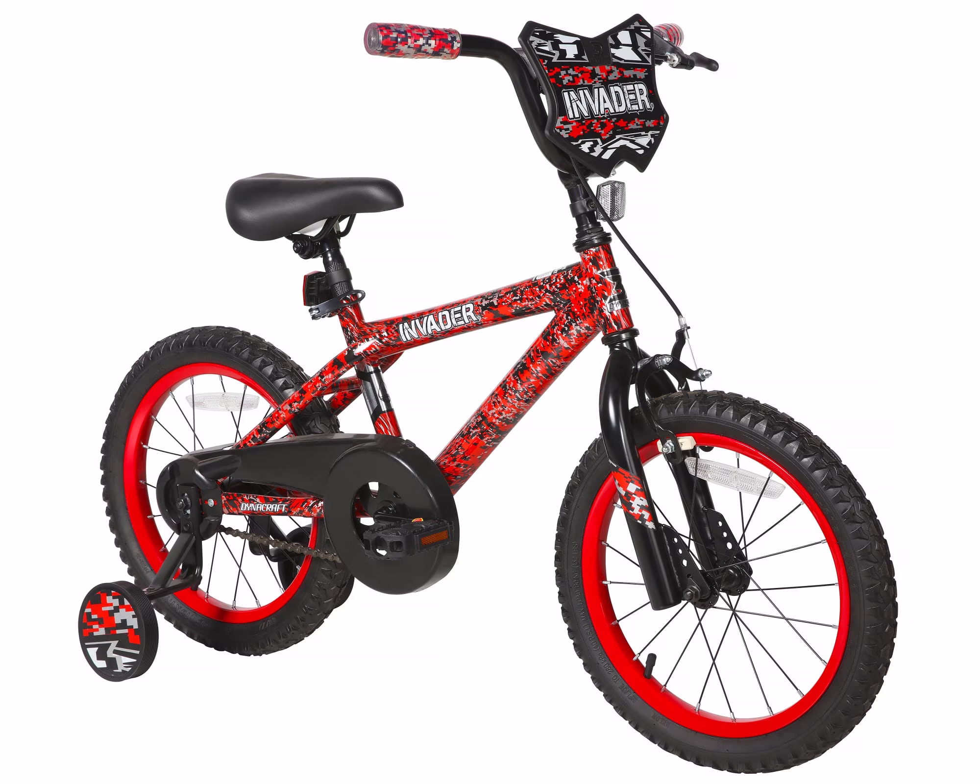 Dynacraft 16" Invader Boys Bike with Dipped Paint Effect, Red