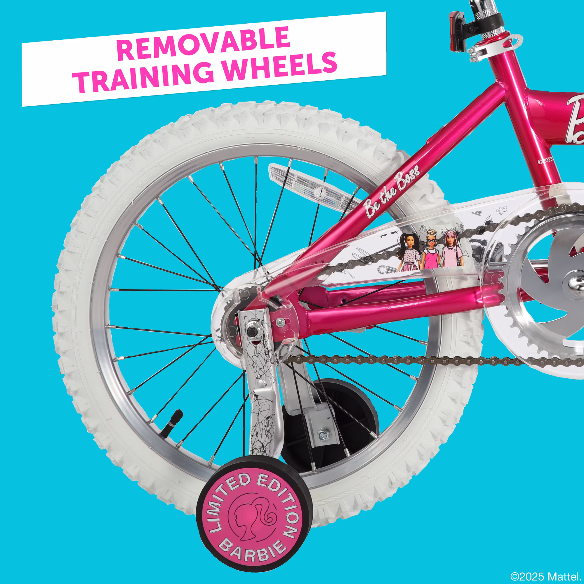 Dynacraft Barbie 18-Inch Girls BMX Bike For Age 6-9 Years - Image 4