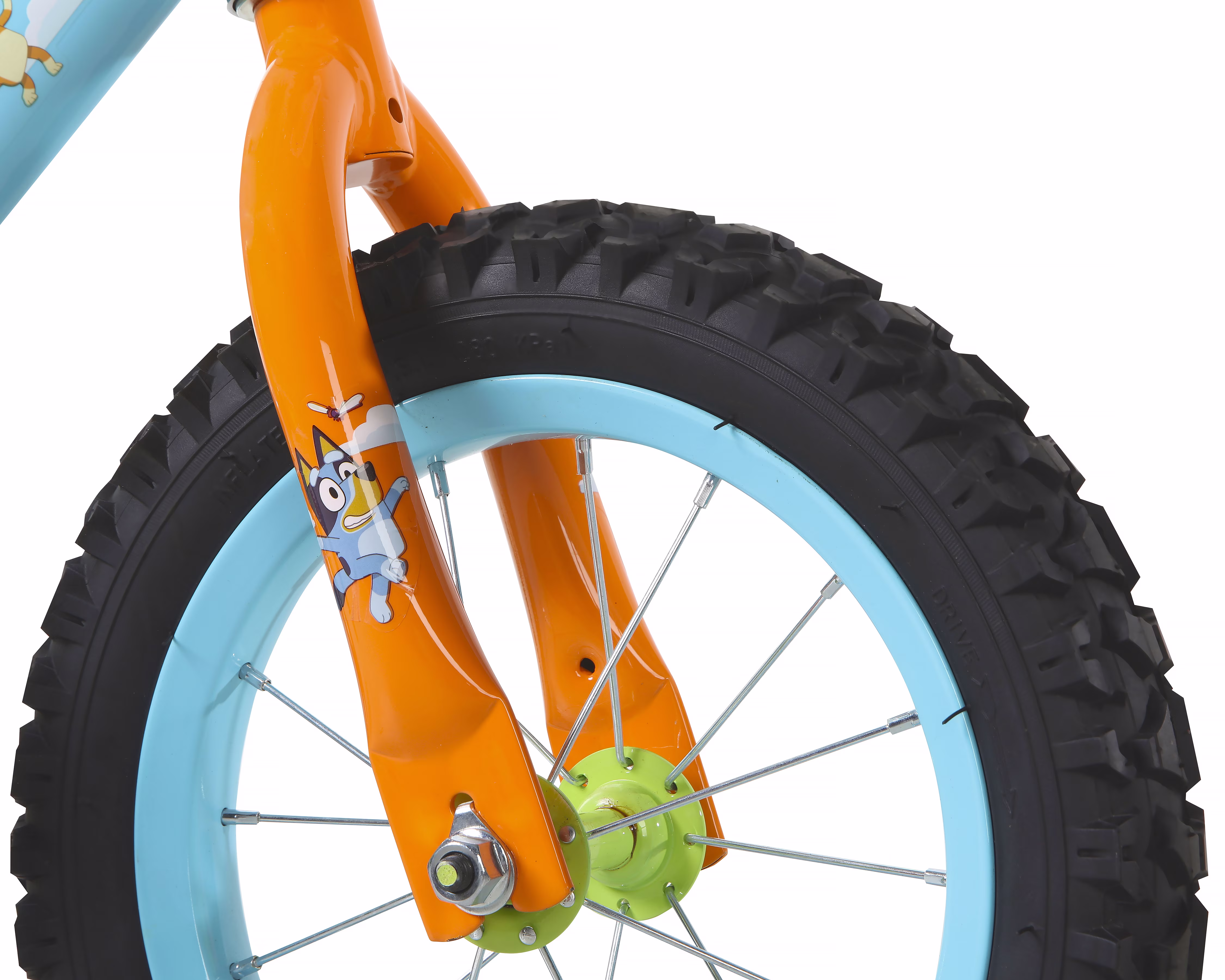 Dynacraft Bluey Kids 12-inch BMX Bike with Training Wheels, Plush Bag, Steel Frame, Coaster Brake, Ages 3 - Image 2