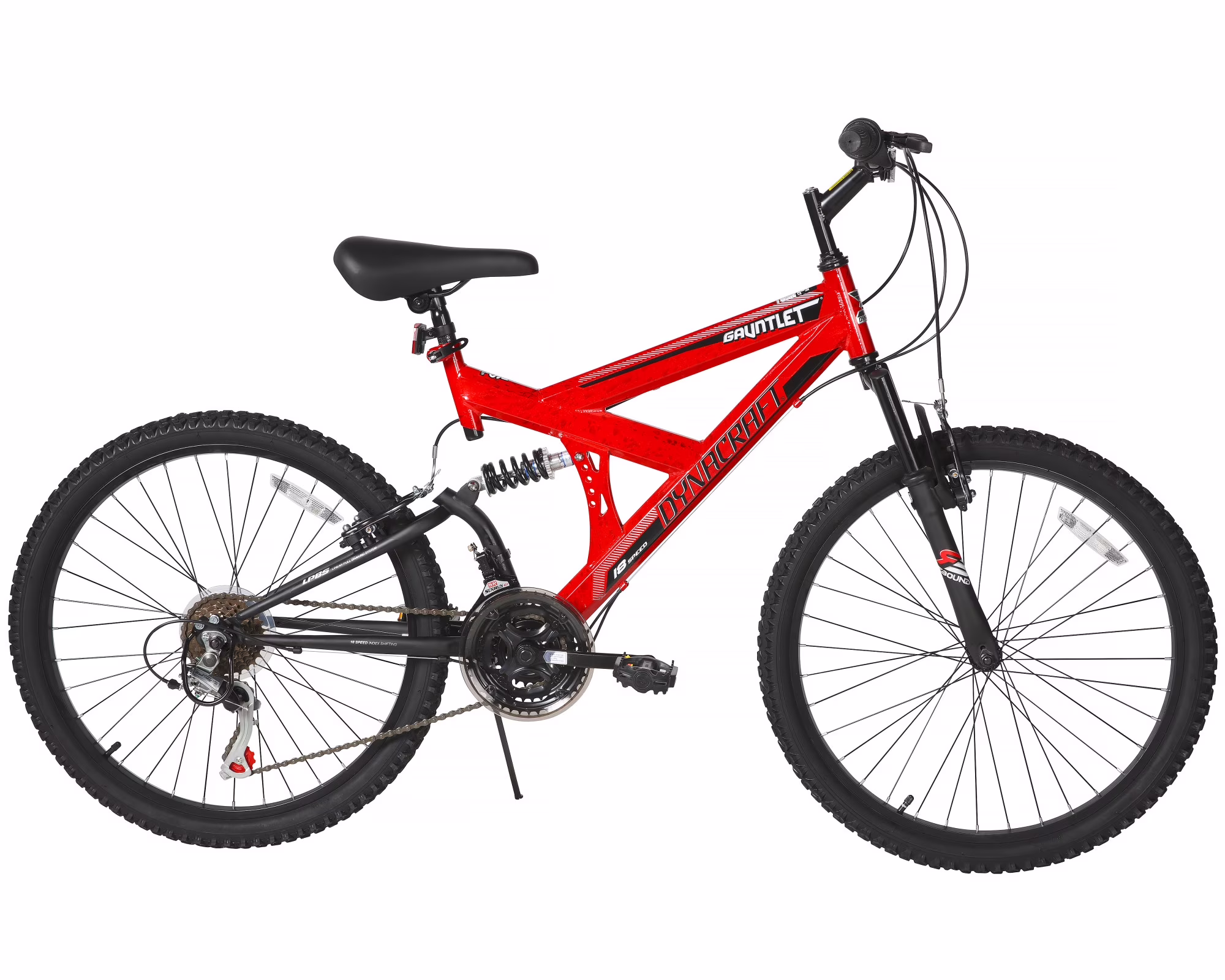 Dynacraft Gauntlet Boys 24" Mountain Bike, For Ages 12+, Red - Image 5