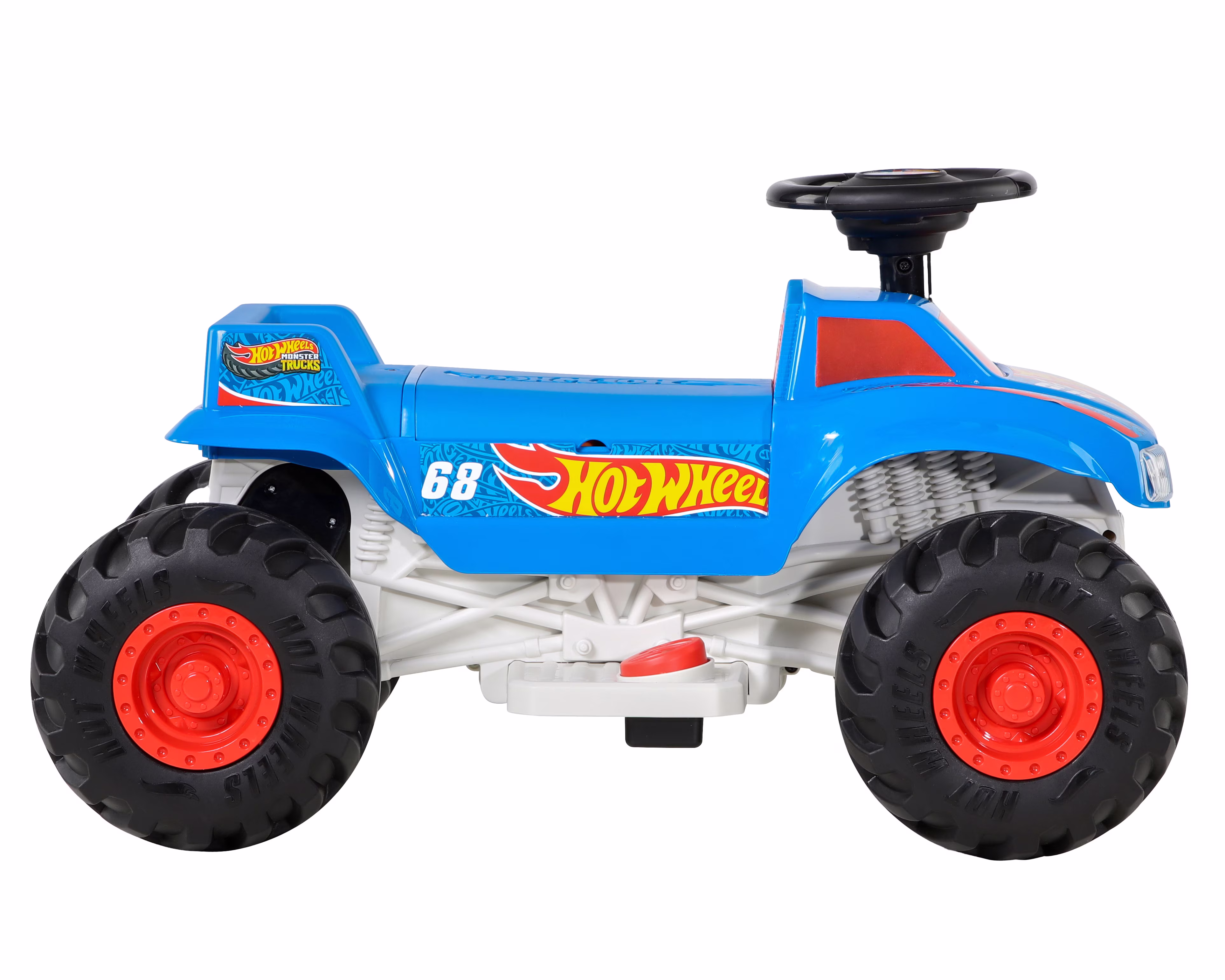 Dynacraft Hot Wheels Monster Truck 6V Ride-On, Blue/Red, Ages 1.5-3 Years, 1 Count - Image 4
