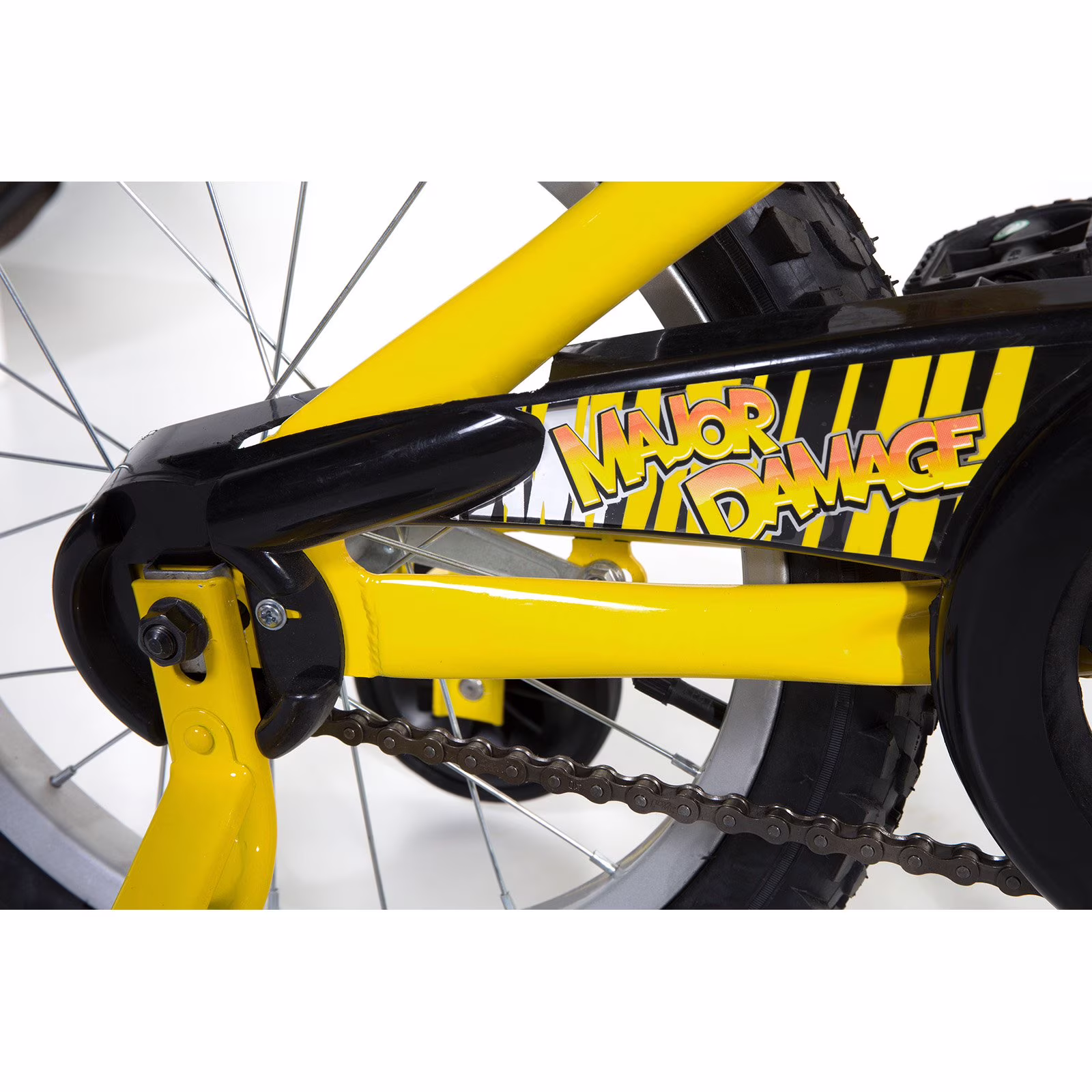Dynacraft Magna Major Damage Kids 16" Bike with Removable Training Wheels - Image 5