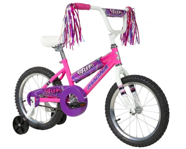 Dynacraft Magna Sapphire 16" Girls Bike, Pink, Ages 5