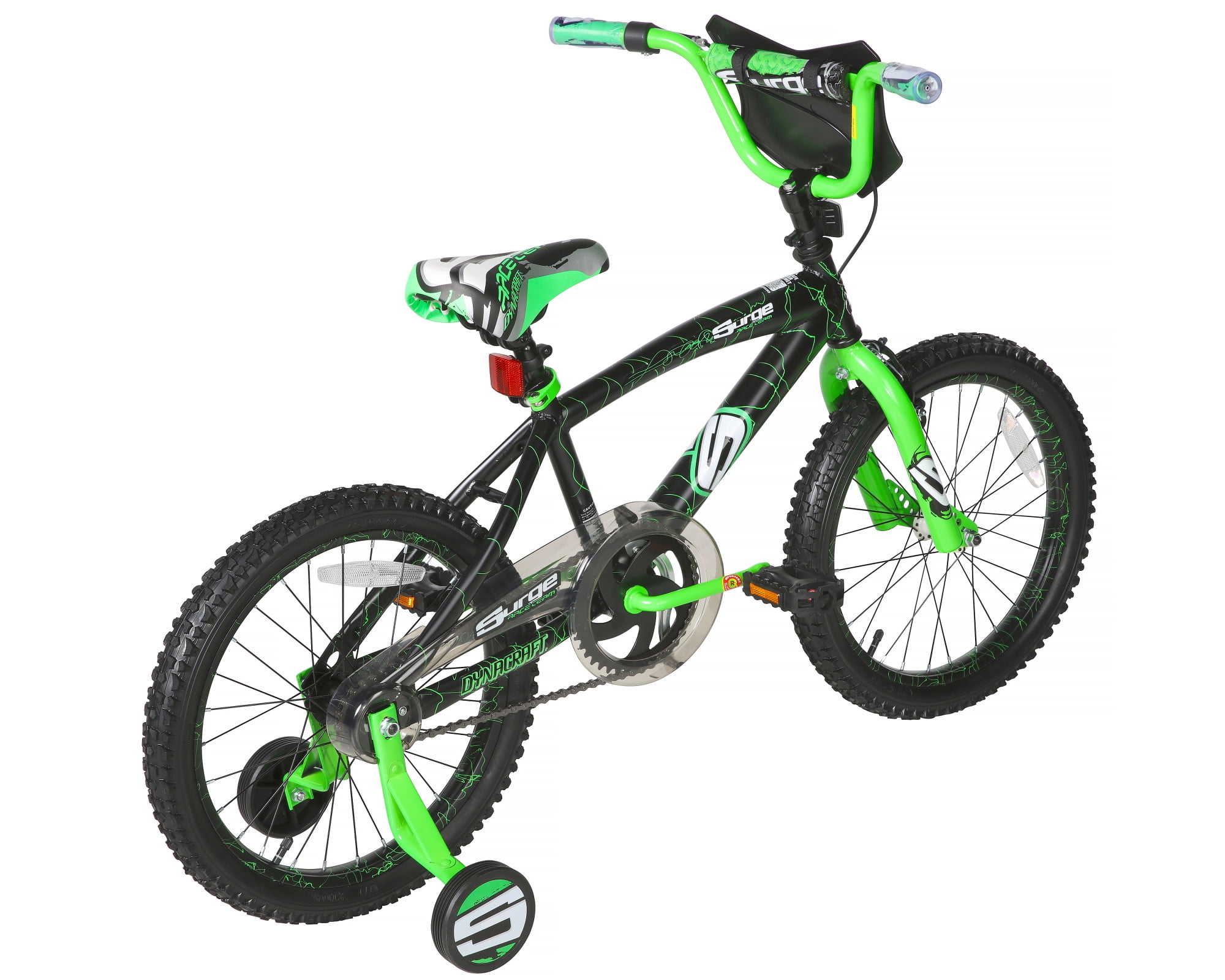 Dynacraft Surge Boys 18" BMX Bike, For Kids Age 6-9 Years, Green - Image 5