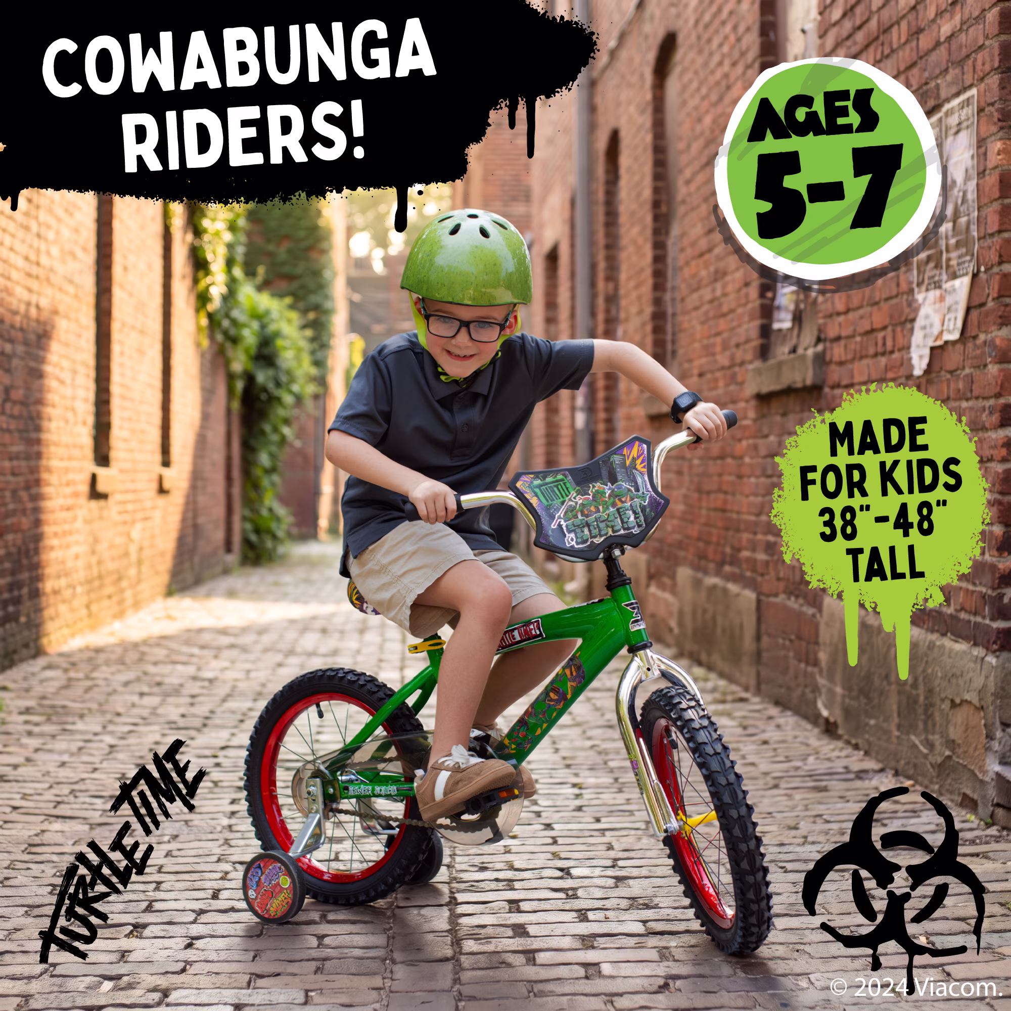 Dynacraft Teenage Mutant Ninja Turtles 16-Inch Boys BMX Bike for Age 5-7 Years - Image 5