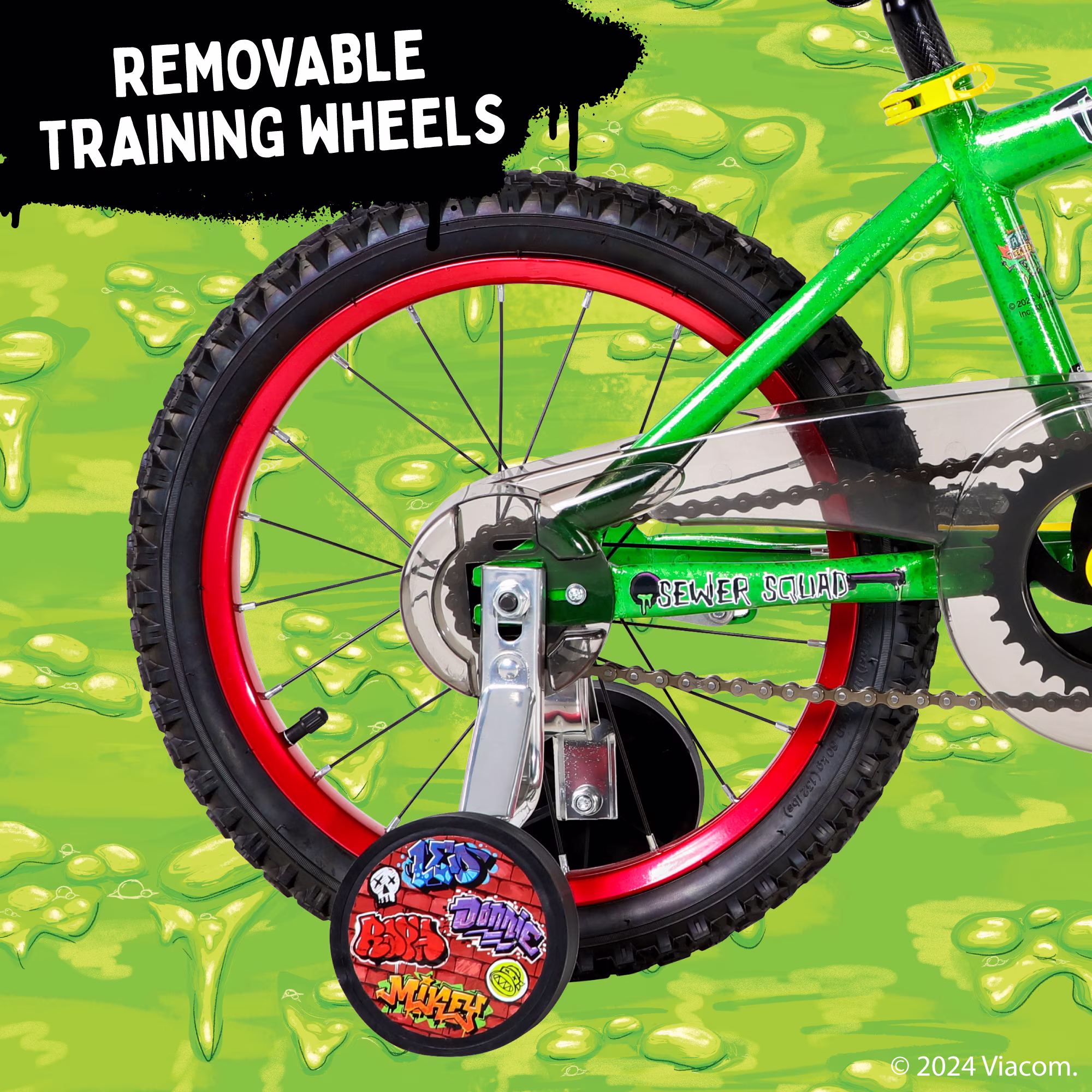 Dynacraft Teenage Mutant Ninja Turtles 16-Inch Boys BMX Bike for Age 5-7 Years - Image 2
