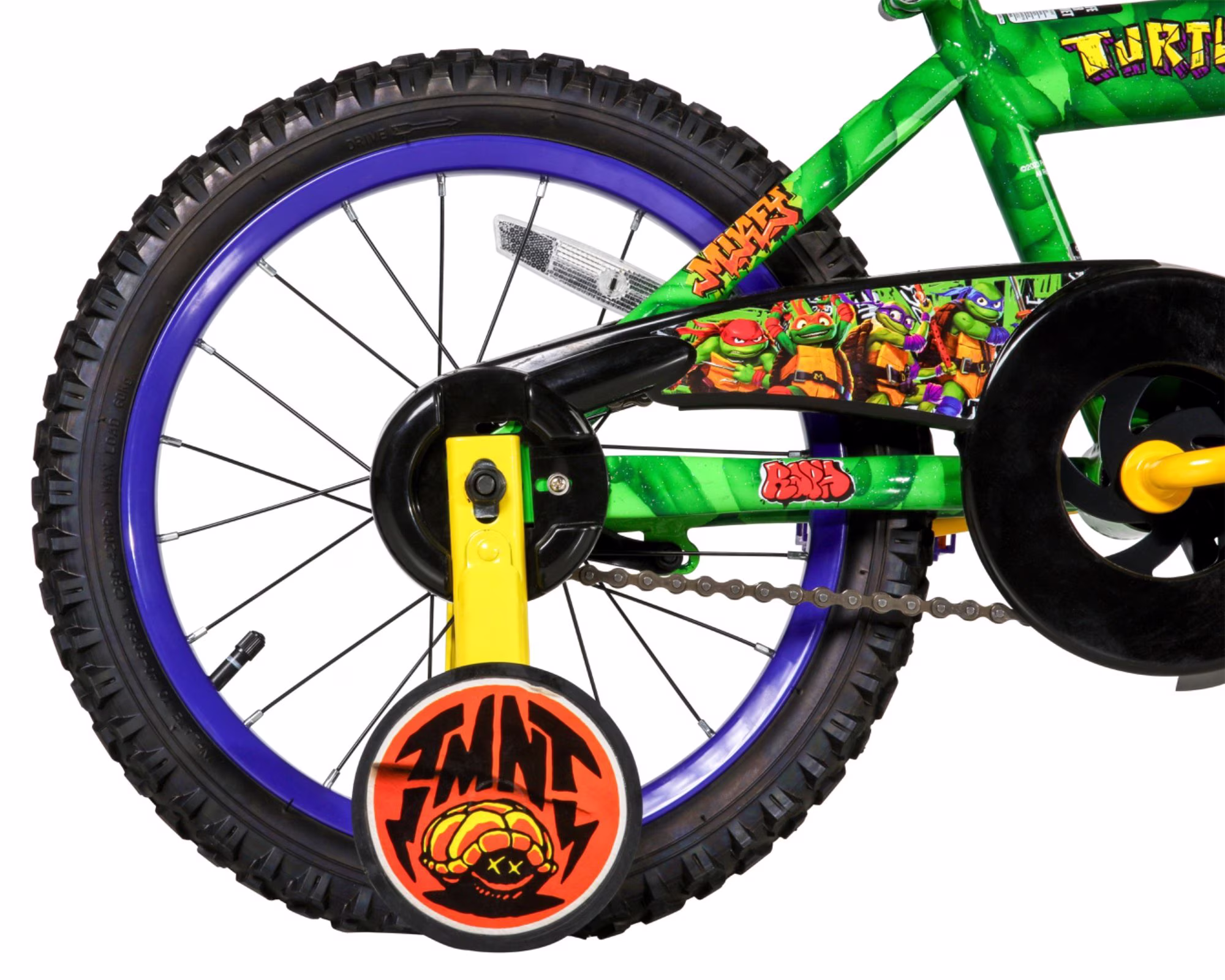 Dynacraft Teenage Mutant Ninja Turtles Boys 16" BMX Bike, For Kids Ages 5-7 Years - Image 2