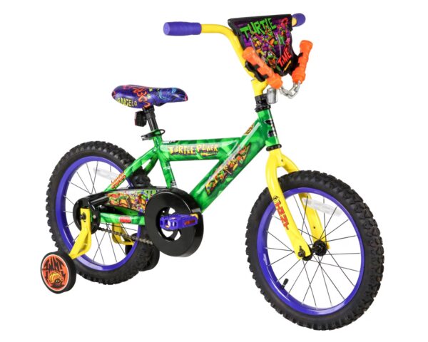 Dynacraft Teenage Mutant Ninja Turtles Boys 16" BMX Bike, For Kids Ages 5-7 Years