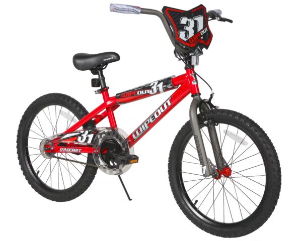 Dynacraft Wipeout Boys 20-Inch BMX Bike, Red