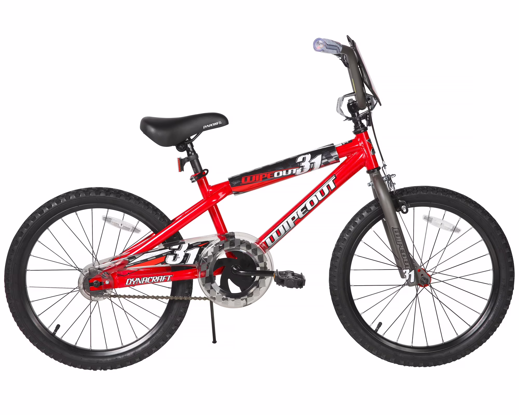 Dynacraft Wipeout Boys 20-Inch BMX Bike, Red - Image 2
