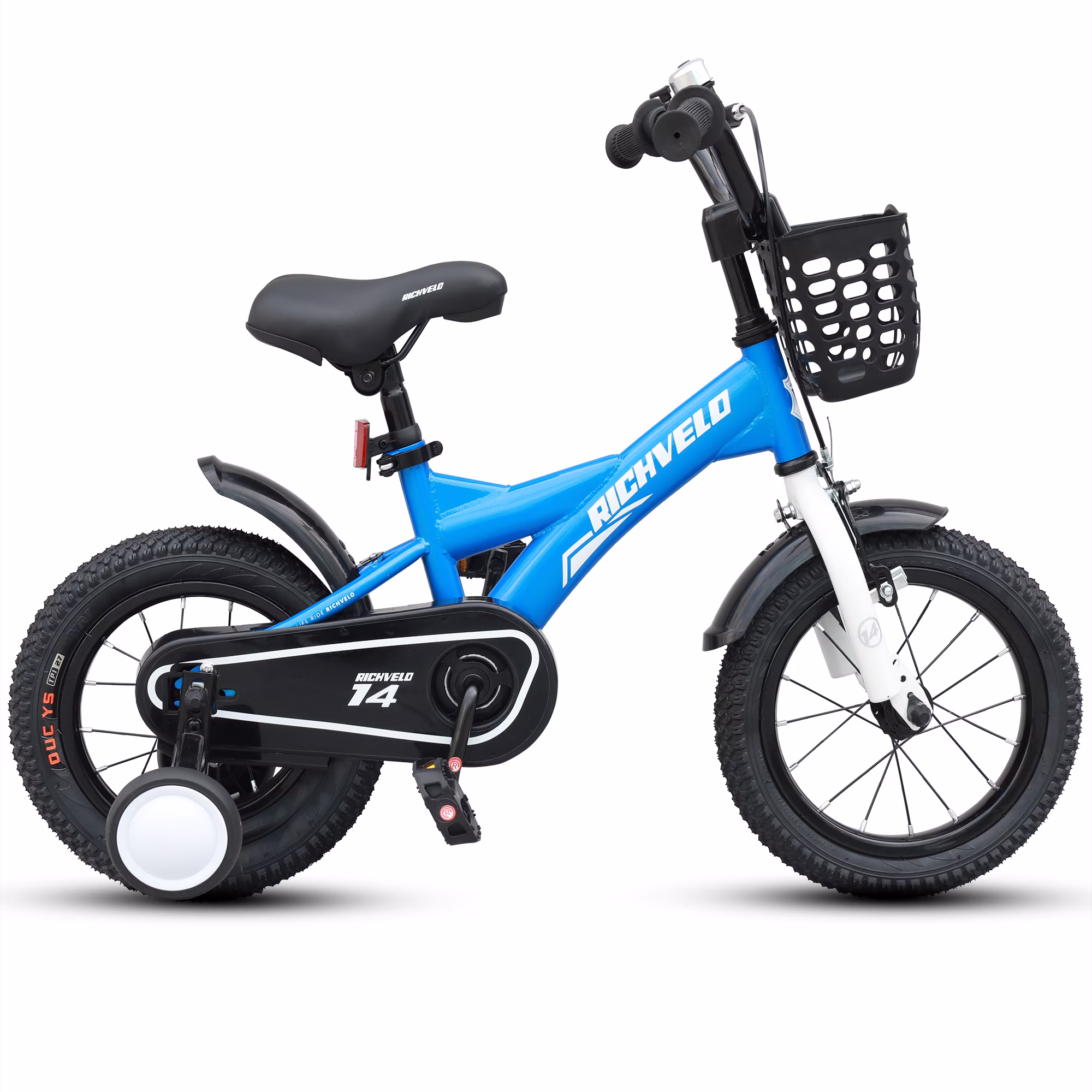 Ecarpat Kids Bike 14 Inch for Boys Girls 3-5 Years Old, BMX Style Kids' Bicycle with Removable Training Wheels, Coaster Brake Toddlers Children's Bicycle Gift for Boys Girls - Image 4