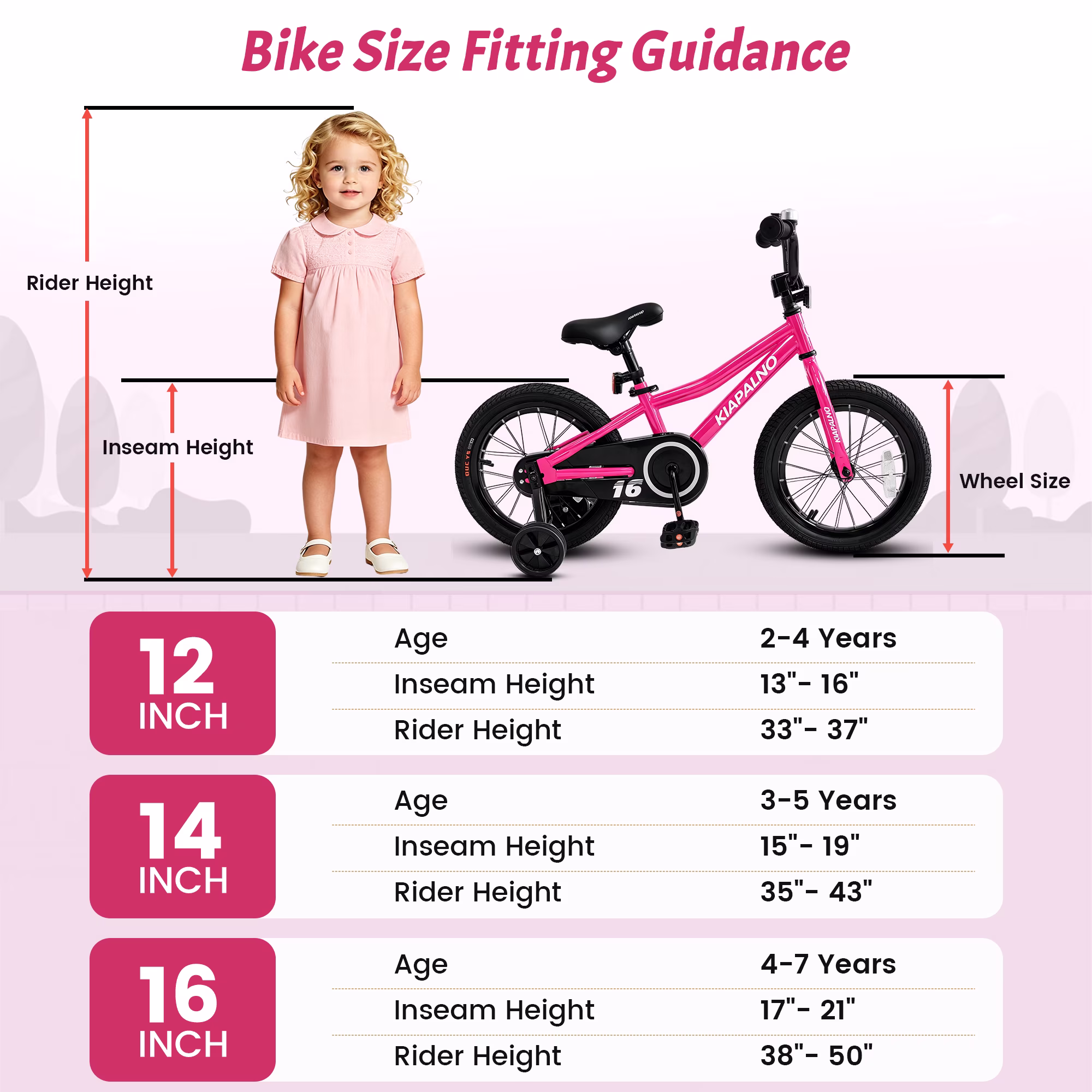 Ecarpat Kids Bike 16 Inch for Boys Girls 5-7 Years Old, BMX Style Kids' Bicycle with Removable Training Wheels, Coaster Brake Toddlers Children's Bicycle Birthday Gift for Boys Girls - Image 2