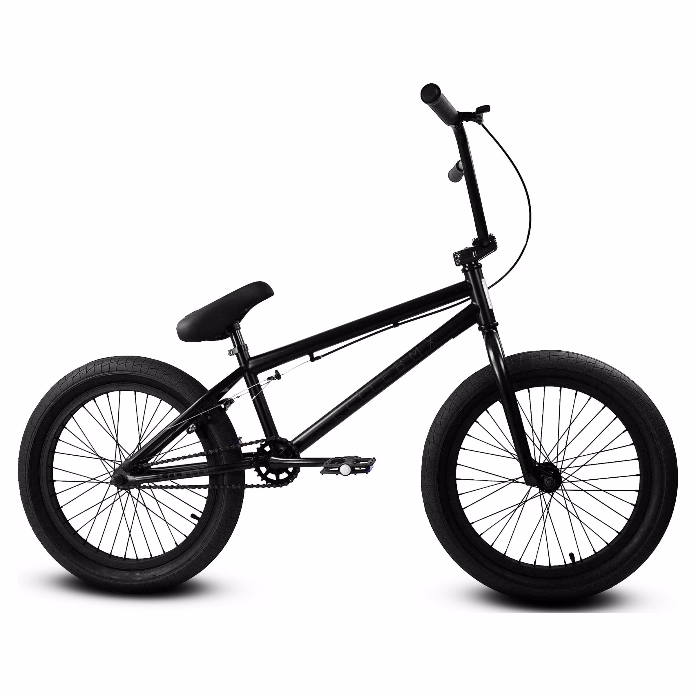 Elite BMX Bicycle 20” Freestyle Bike - Stealth Black Ideal for Ages 7 to 18 Years - Image 3