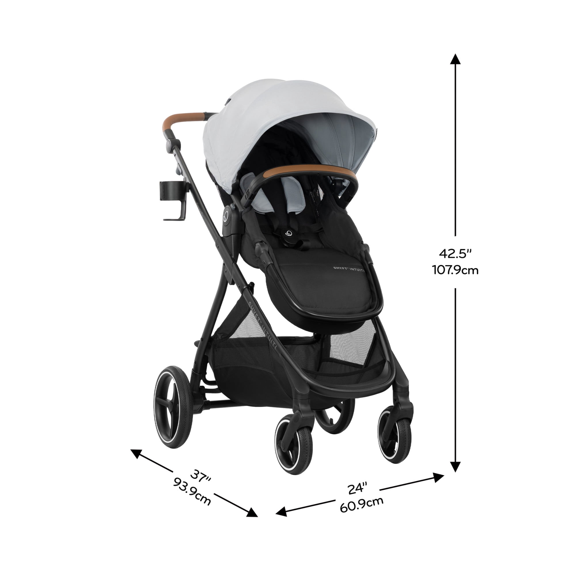 Evenflo Shyft Intuiti Travel System Featuring LiteMax NXT Preemie and Infant Car Seat with SensorySoothe - Image 4