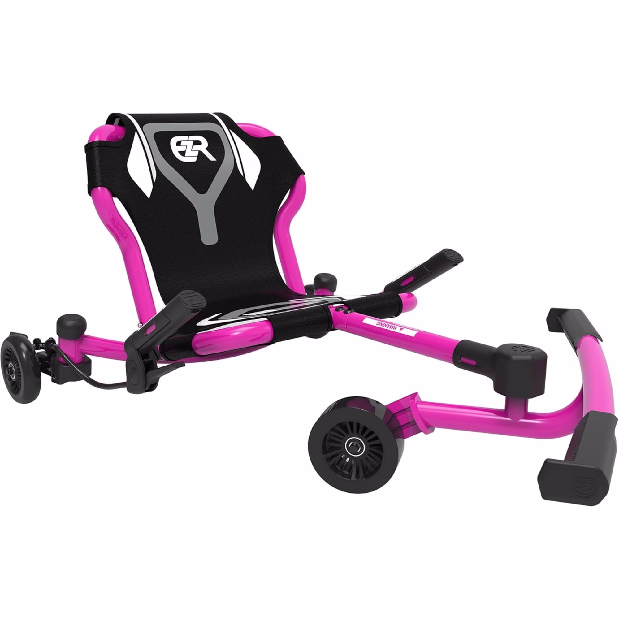 EzyRoller: Drifter X - Pink - Ride-On Scooter, Cambering Motion, Pedal Free Cart, Hand Brakes, Extendable Frame, 154lb Capacity, Adults & Kids Ages 6+