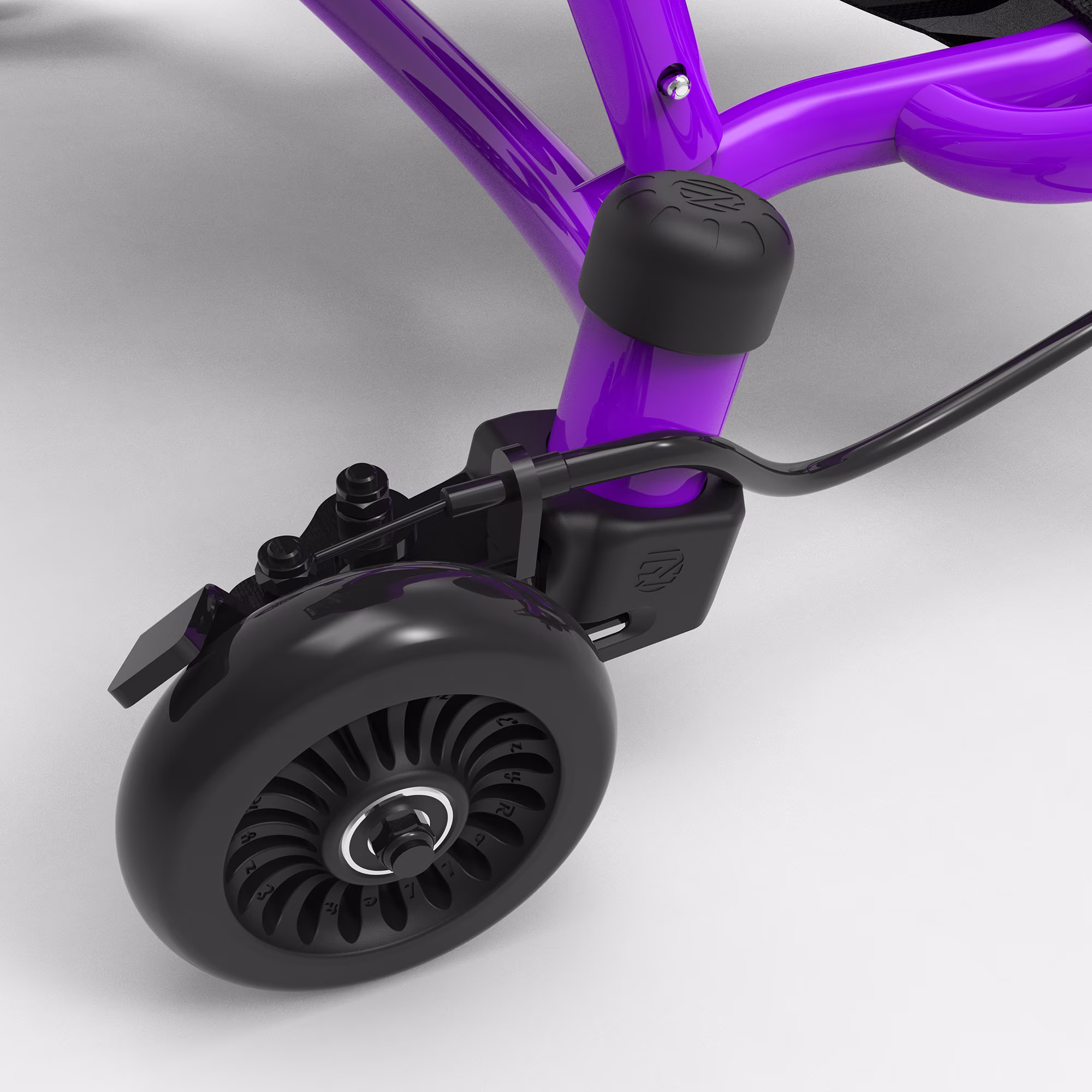 EzyRoller: Drifter X - Purple - Ride-On Scooter, Cambering Motion, Pedal Free Cart, Hand Brakes, Extendable Frame, 154lb Capacity, Adults-Kids Ages 6+ - Image 2