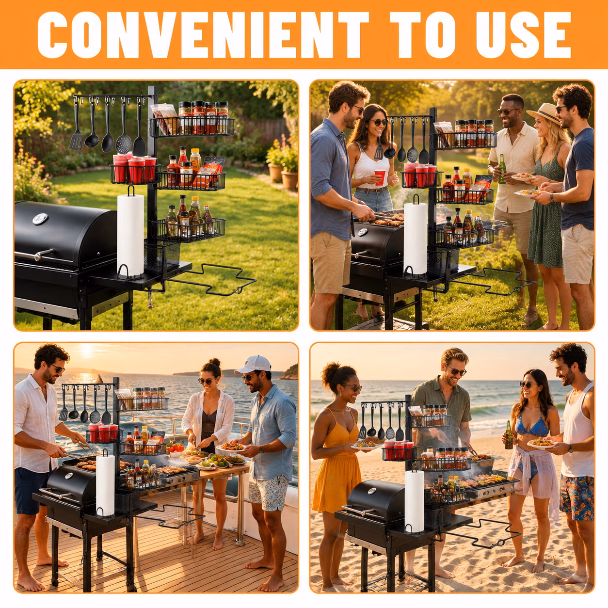 For Blackstone Grill 8-in-1 Outdoor Kitchen Camping - Image 3