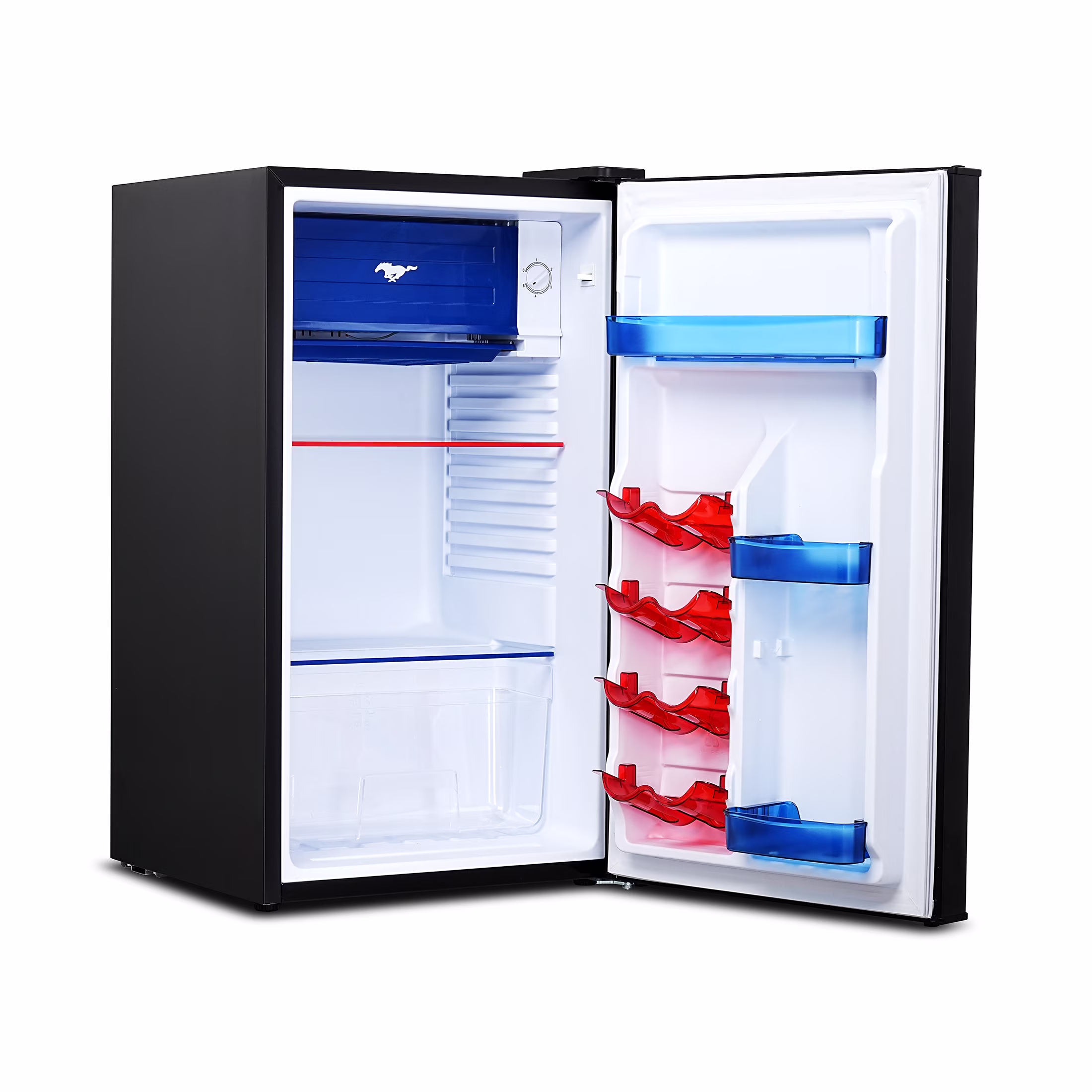 Ford Adjustable Racks 18609 110 V Compact Refrigerators, Black, 3.2 Cu. ft 91 Litre - Image 5