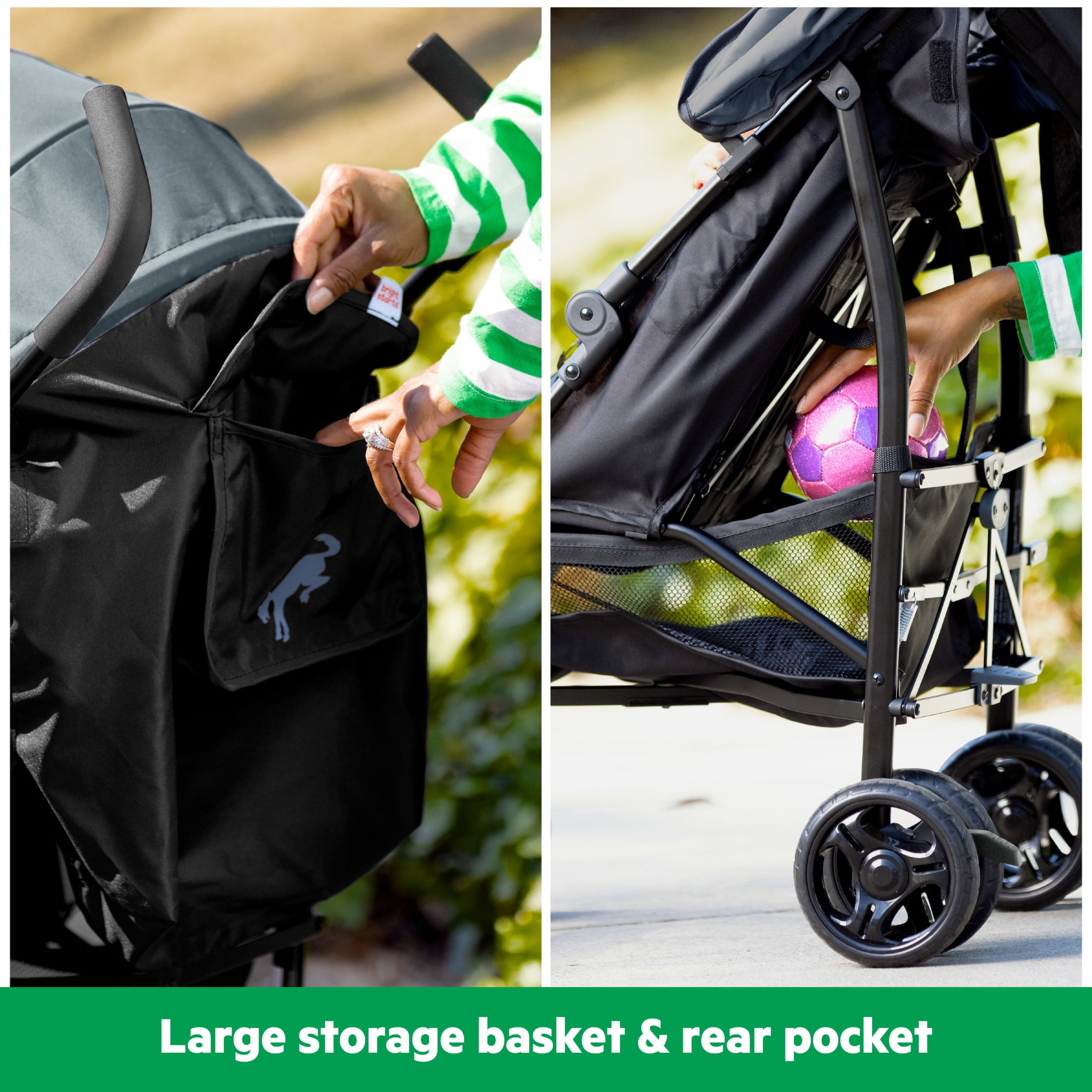 Ford Bronco HighGear Stroller by Bright Starts, Area 51 Blue/Green, Infant Ages 0 Months + - Image 3