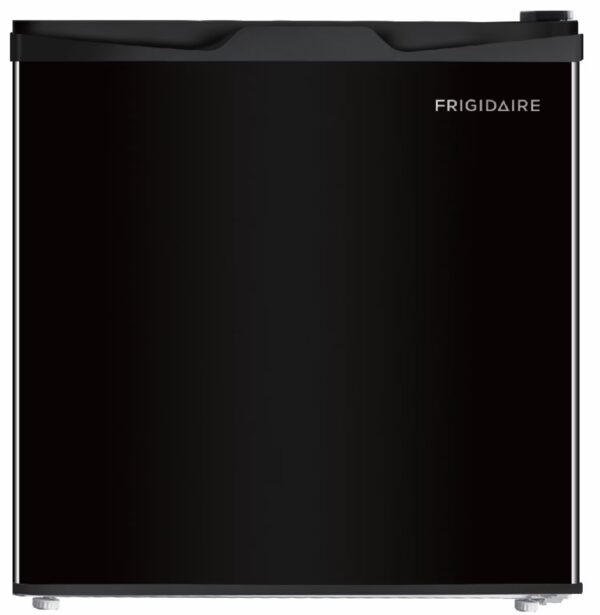 Frigidaire 1.6 Cu. ft. Compact Refrigerator with Freezer Compartment, Black Mini Fridge for Bedroom, Dorm, Office, Apartment