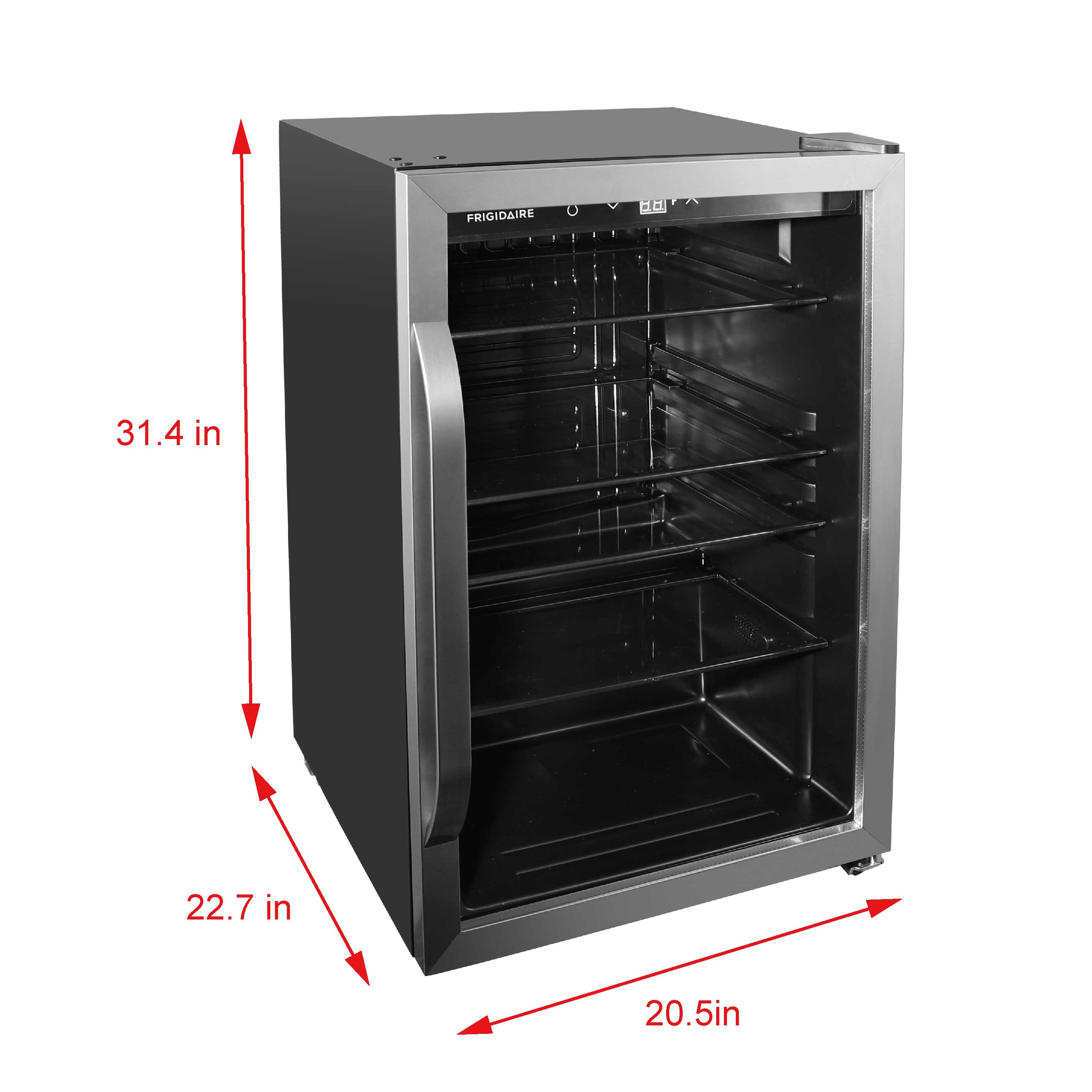 Frigidaire 4.4 Cu. ft. 126-Can Beverage Center Refrigerator, EFMIS155, Stainless Steel - Image 5