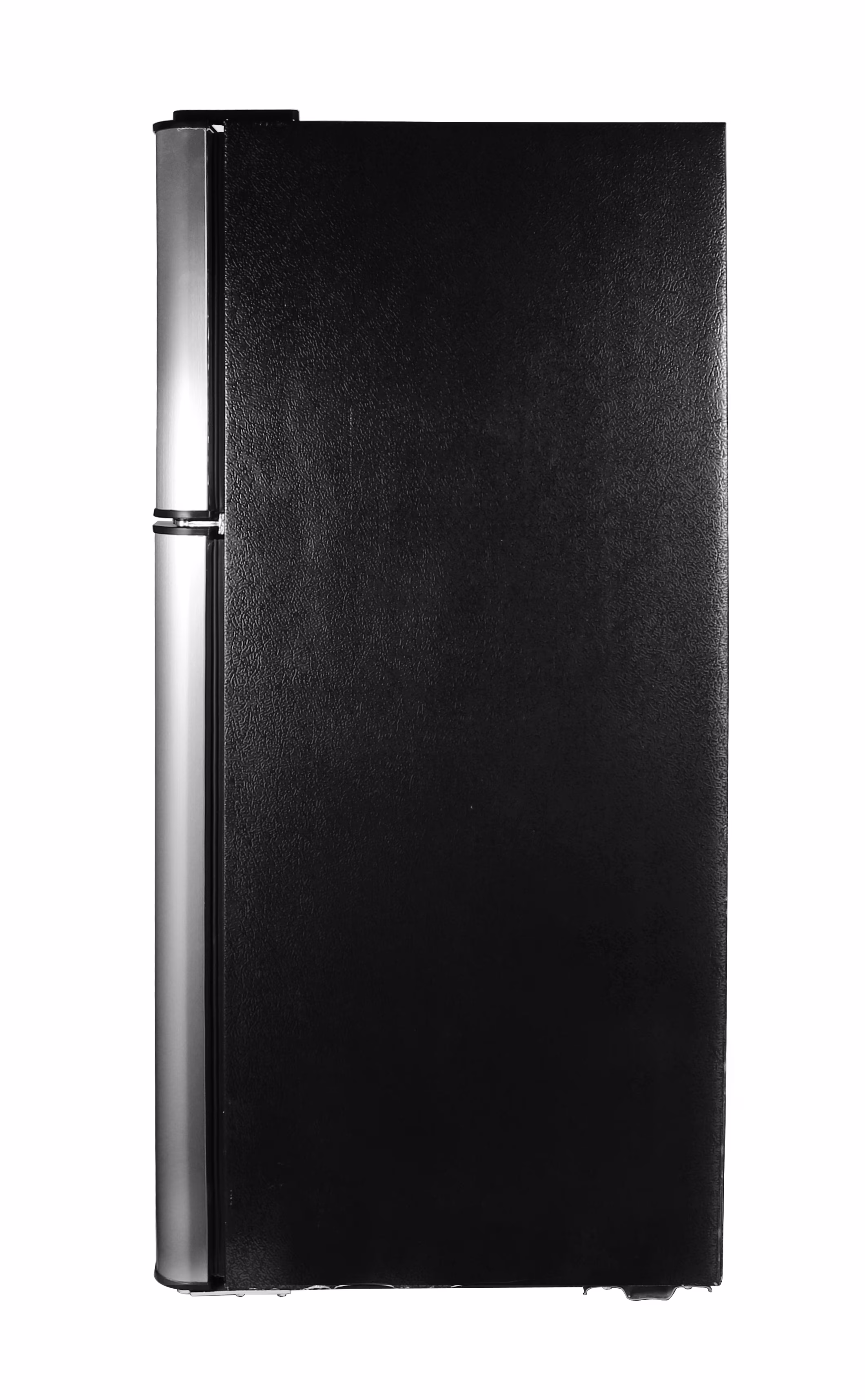 Frigidaire 4.5 cu ft 2-Door Compact Refrigerator with Freezer and Chrome trim—space-saving, energy-efficient mini fridge ideal for dorms, offices, and small kitchens. - Image 2