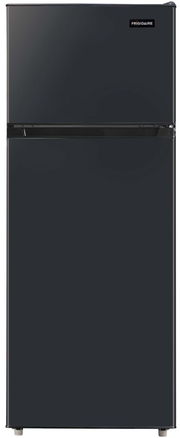 Frigidaire 7.5 Cu. ft Top Freezer Refrigerator, Compact Fridge for Apartment, Kitchen, Office, Garage, Black