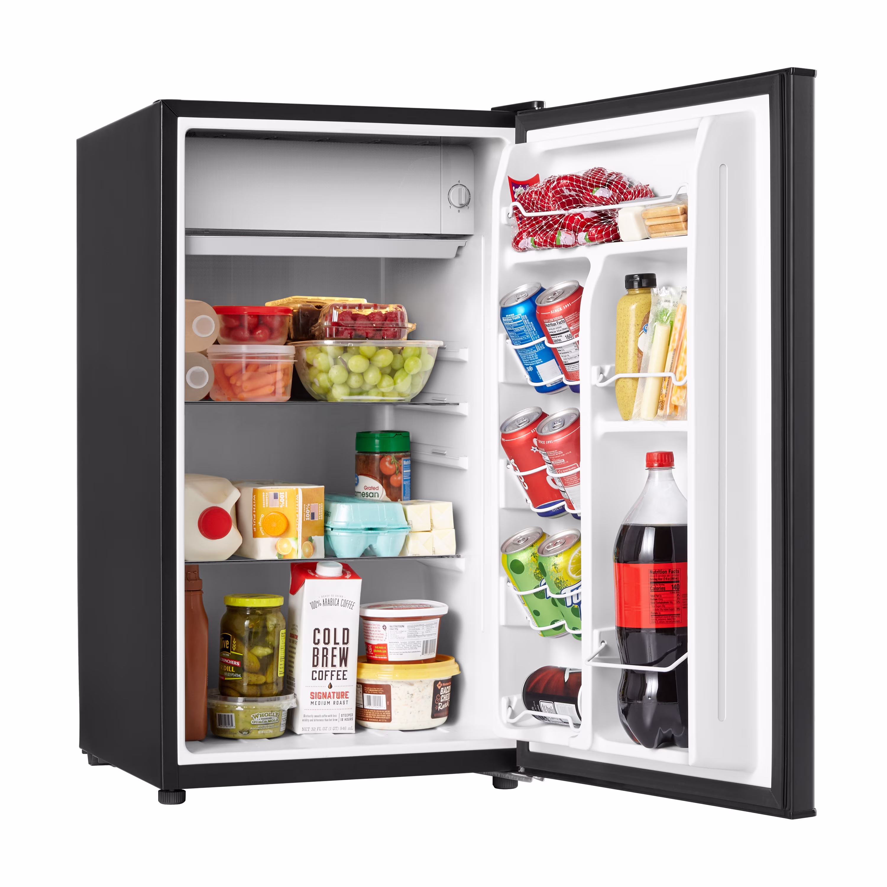 Galanz 3.3 Cu Ft Compact Refrigerator, Black One Door Mini Fridge, Energy Star for Apartment, Dorm, Office, Bedroom - Image 3