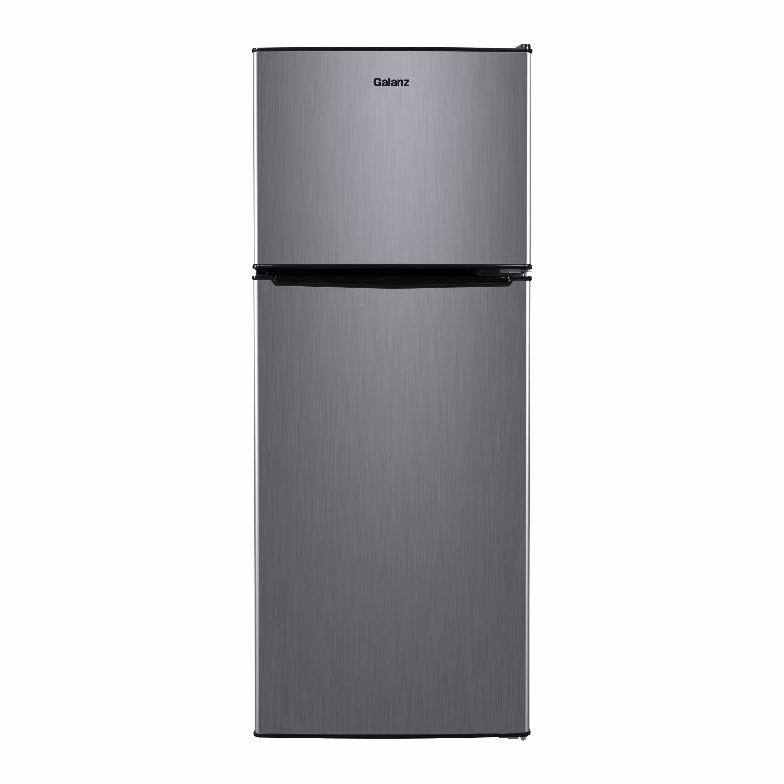 Galanz 4.6 cu ft Stainless Steel Mini Fridge with Freezer—compact, energy-efficient refrigerator ideal for dorms, offices, and small spaces.