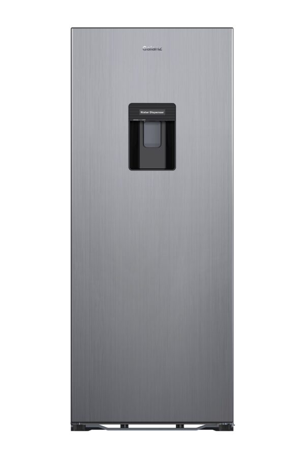 Galanz 6.5 Cu Ft Compact Refrigerator with Water Dispenser – Single Door Mini Fridge, Stainless Steel Look, ENERGY STAR
