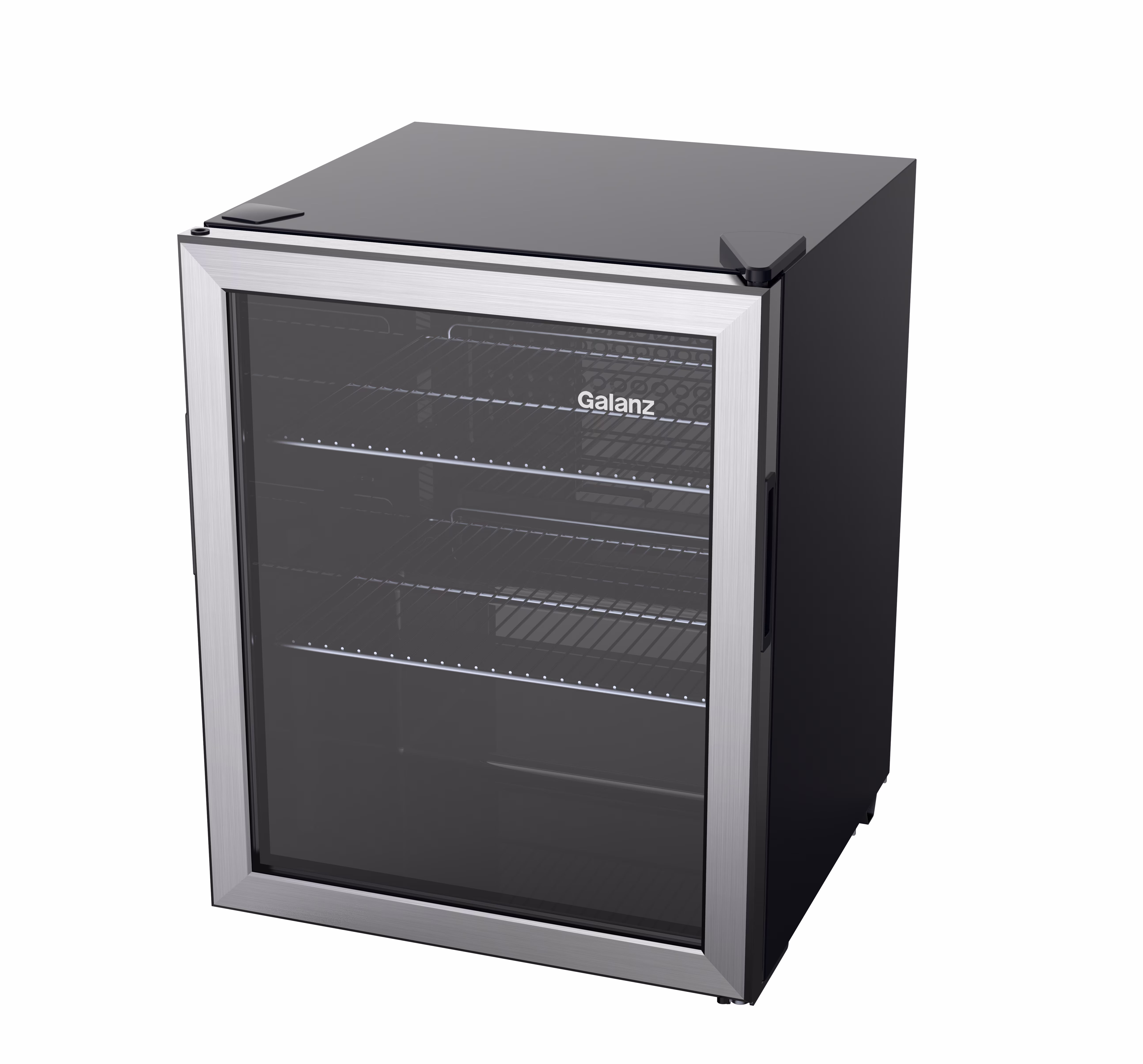 Galanz 85 Can Beverage Cooler, Glass Door Beverage Refrigerator, Drink Fridge for Soda, Beer & Wine, Freestanding for Home, Office, Bar - Image 2