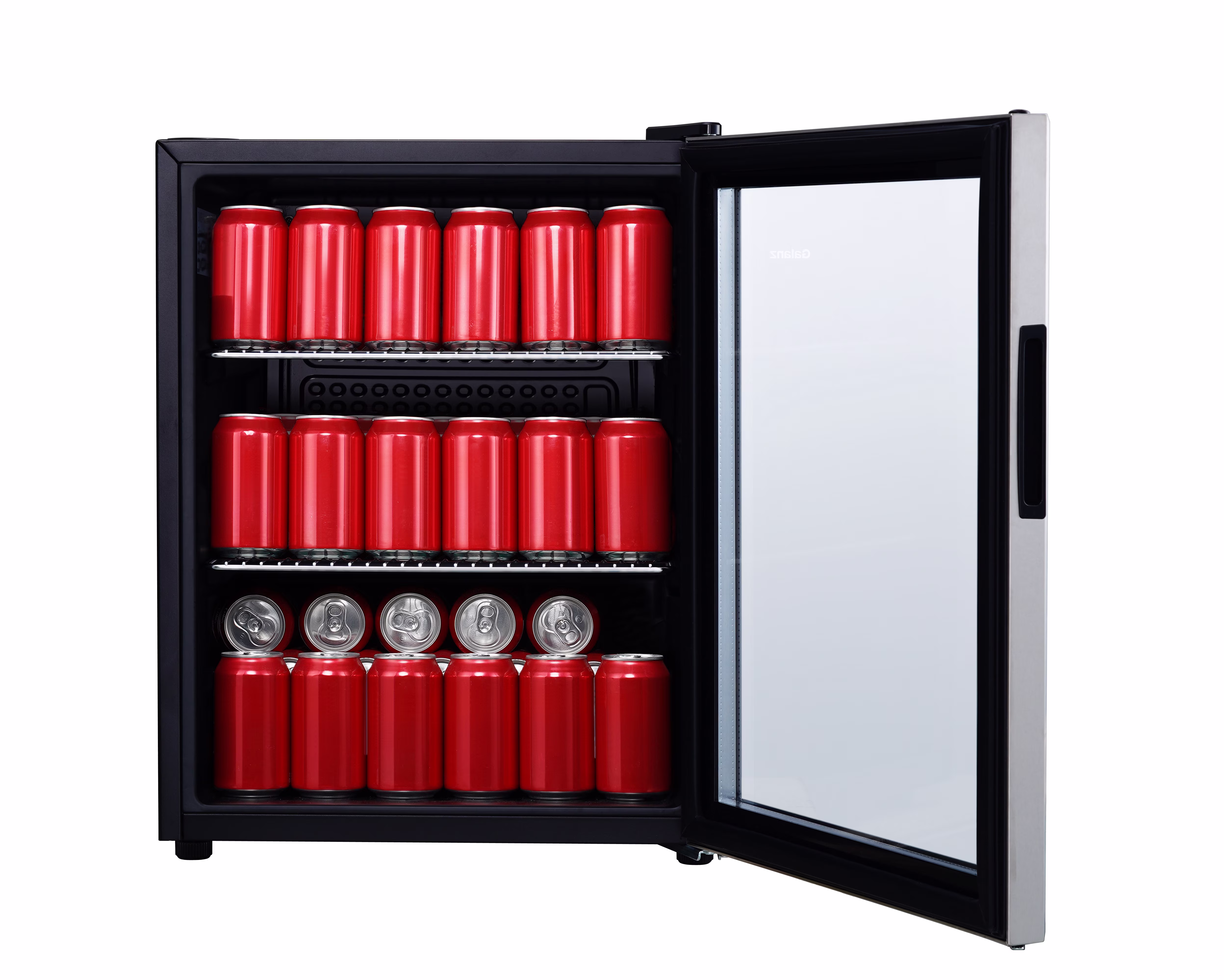 Galanz 85 Can Beverage Cooler, Glass Door Beverage Refrigerator, Drink Fridge for Soda, Beer & Wine, Freestanding for Home, Office, Bar - Image 4