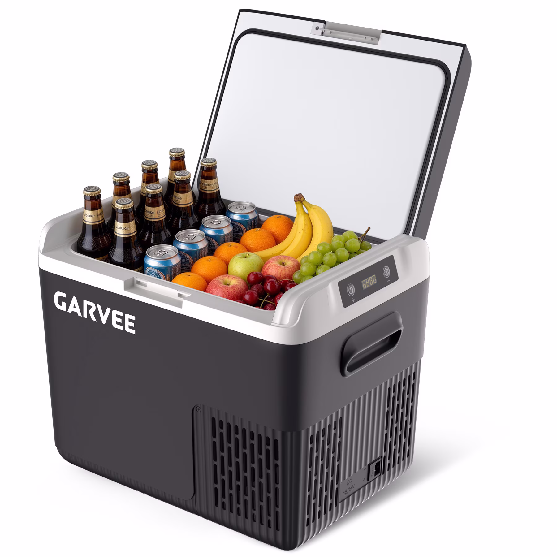 Garvee Car Refrigerator, 19QT(18L) Car Fridge Portable Freezer Compressor Electric Cooler, Portable Refrigerator, Rapid Freezing, -4°f to 68°f (-20°c to 20°c), 12/24V
