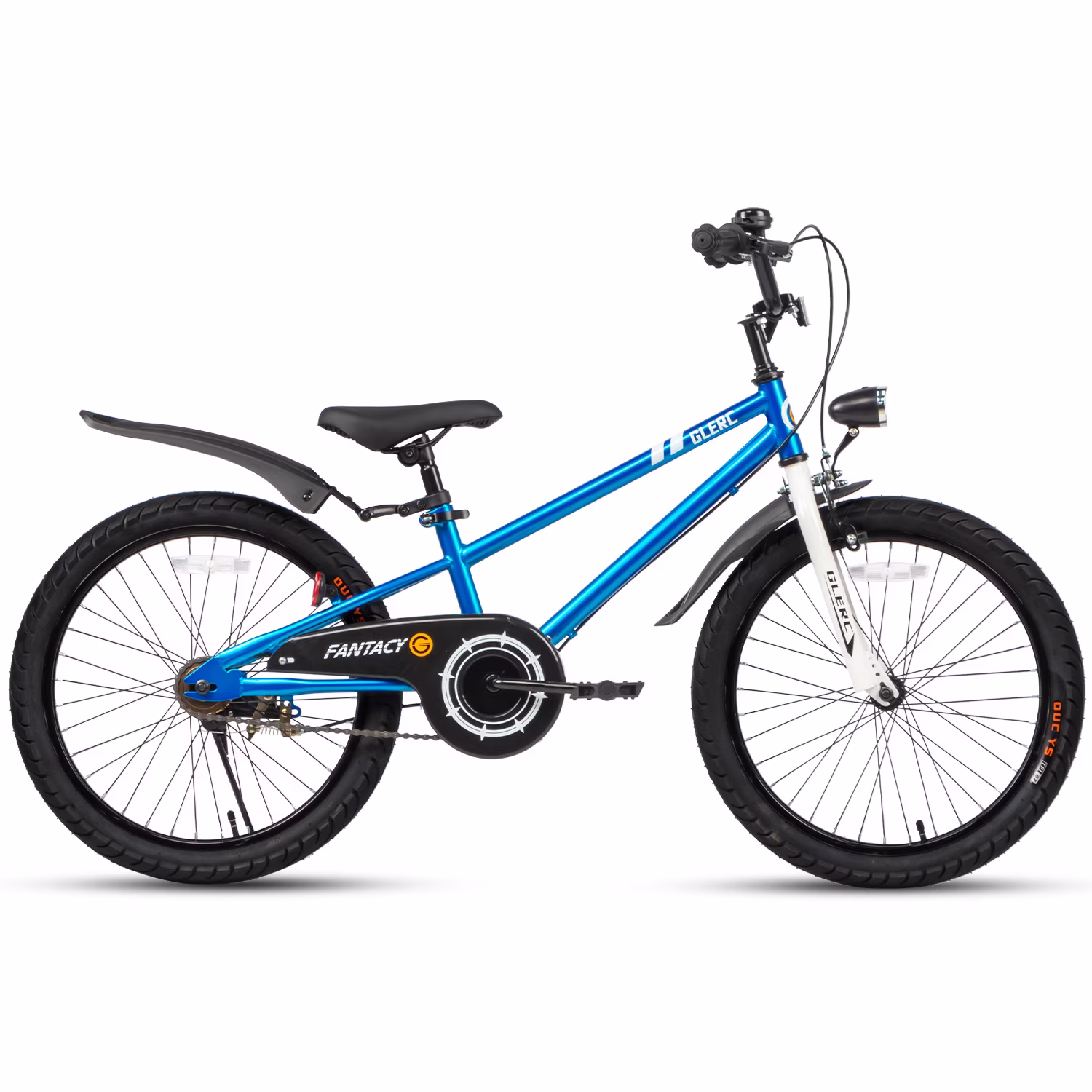 Glerc 20 inch Kids Bike for Child 7-13 Year Old Boys & Girls with Headlight & Kickstand,Blue - Image 4