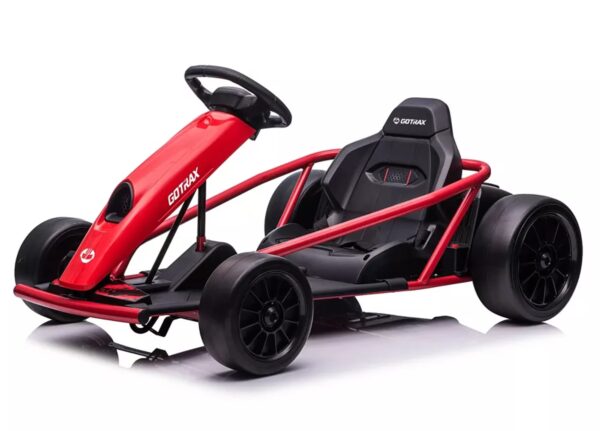 GOTRAX Drift Go Kart Ride on for Kids, Steel Frame, up to 8 mph, 120 lb Weight Capacity, UL2272