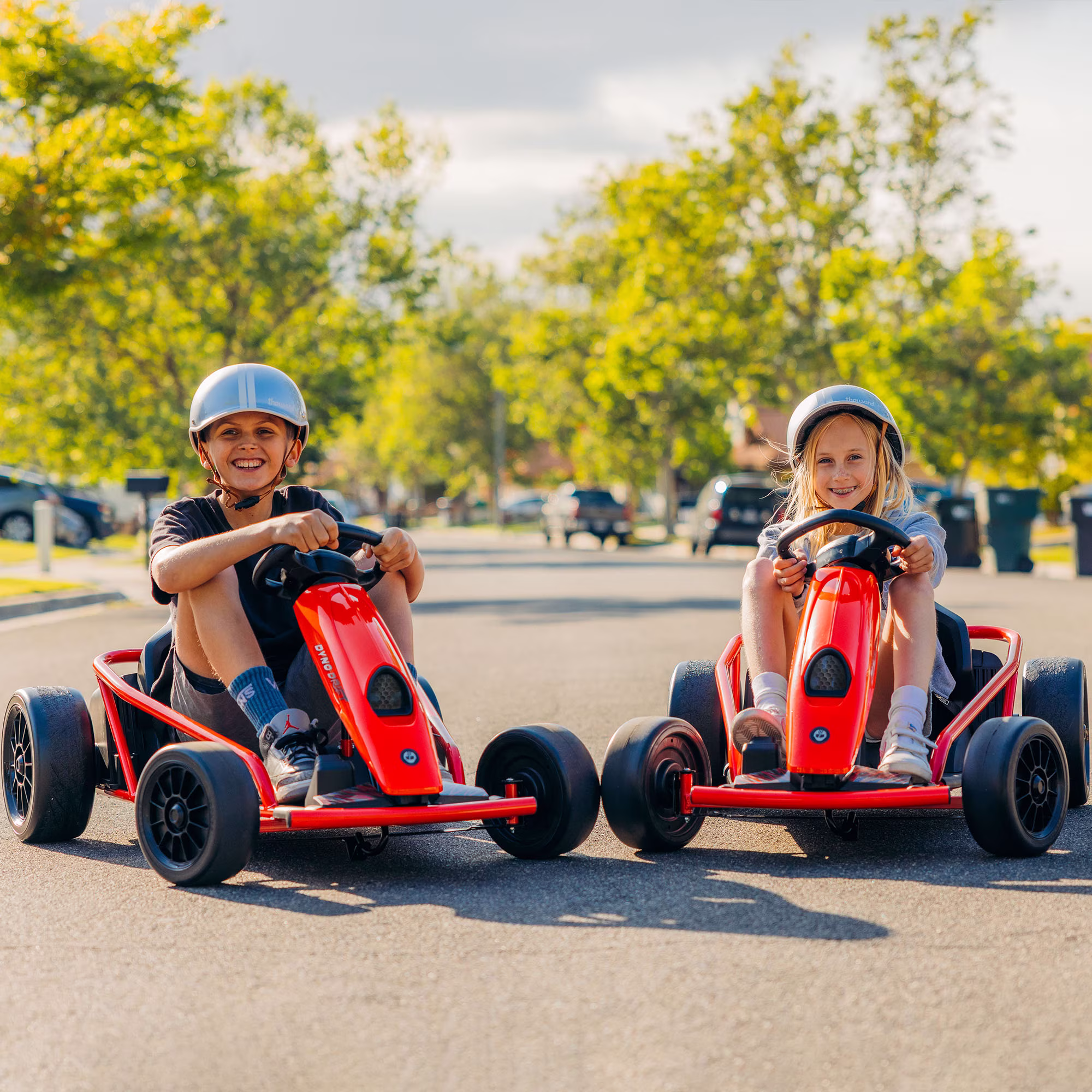 GOTRAX Drift Go Kart Ride on for Kids, Steel Frame, up to 8 mph, 120 lb Weight Capacity, UL2272 - Image 4