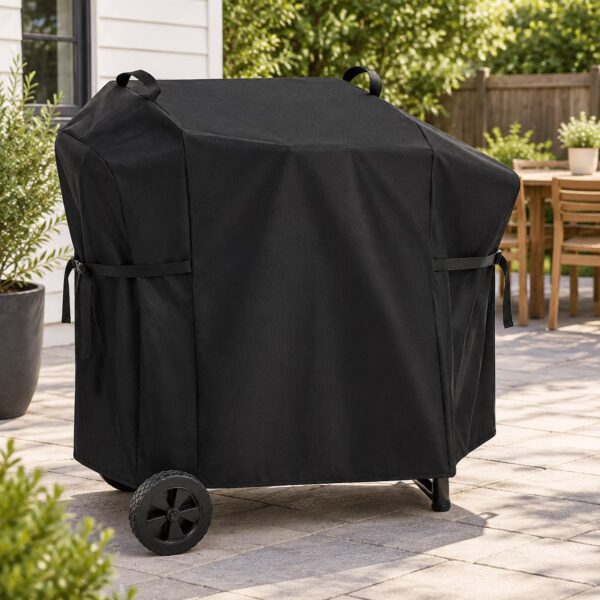 Griddle Cover For Blackstone 22" On The Go Scissor-Leg Grill, Black, Full Length