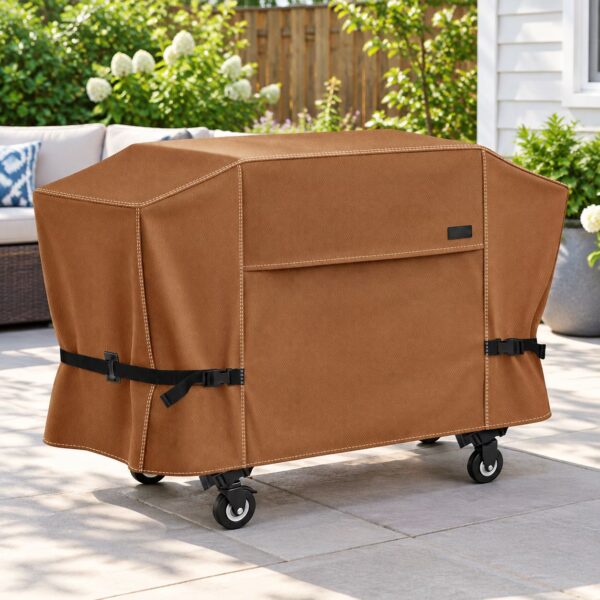 Griddle Cover For Blackstone 28 Inch Waterproof Heavy Duty 2er Flat Top Gas Grill 28" Cooking Station Camping Brown
